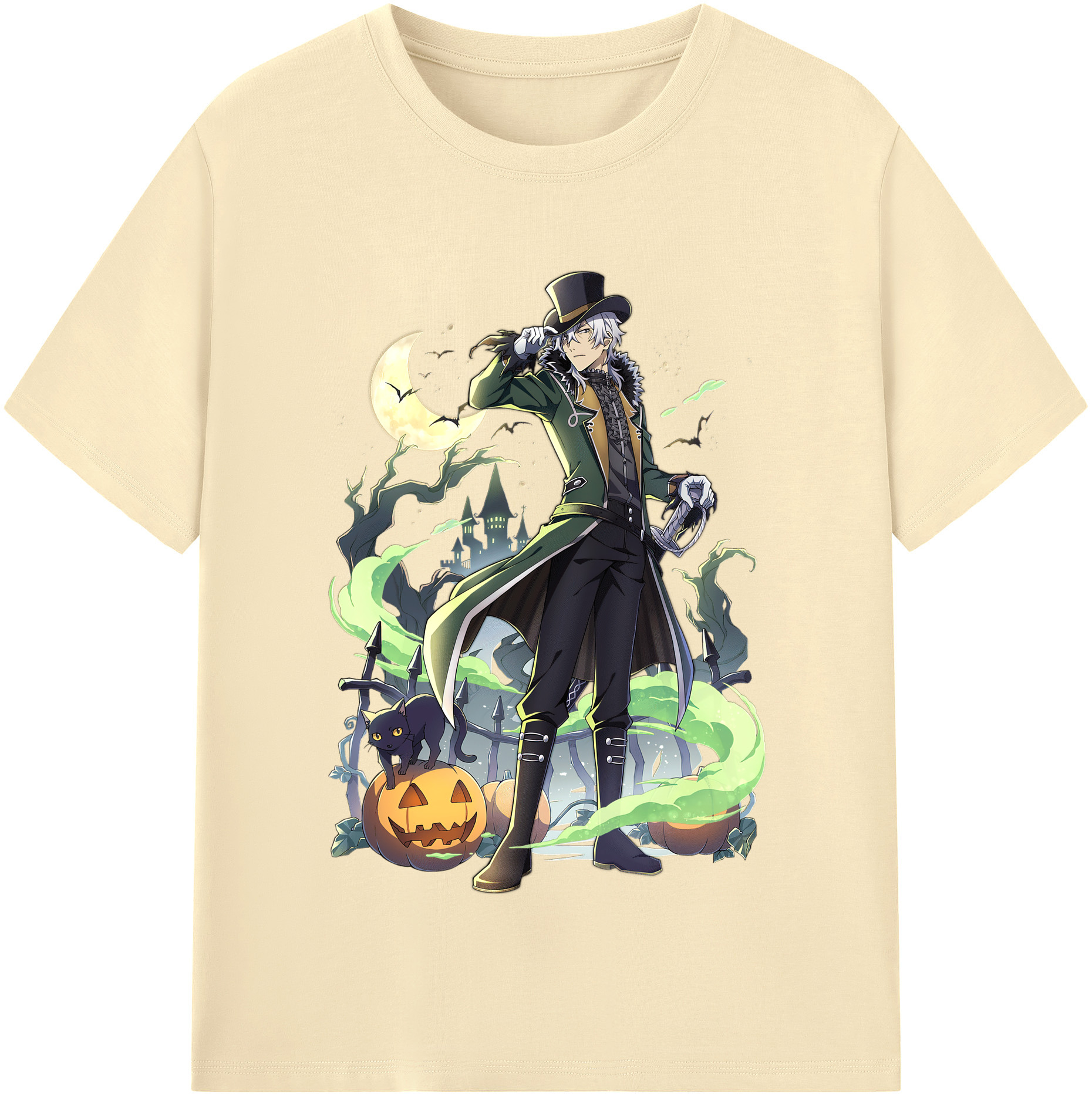 （画像用） 文豪ストレイドッグス Bungo Stray Dogs 綿100％半袖Tシャツ（フロントプリント）