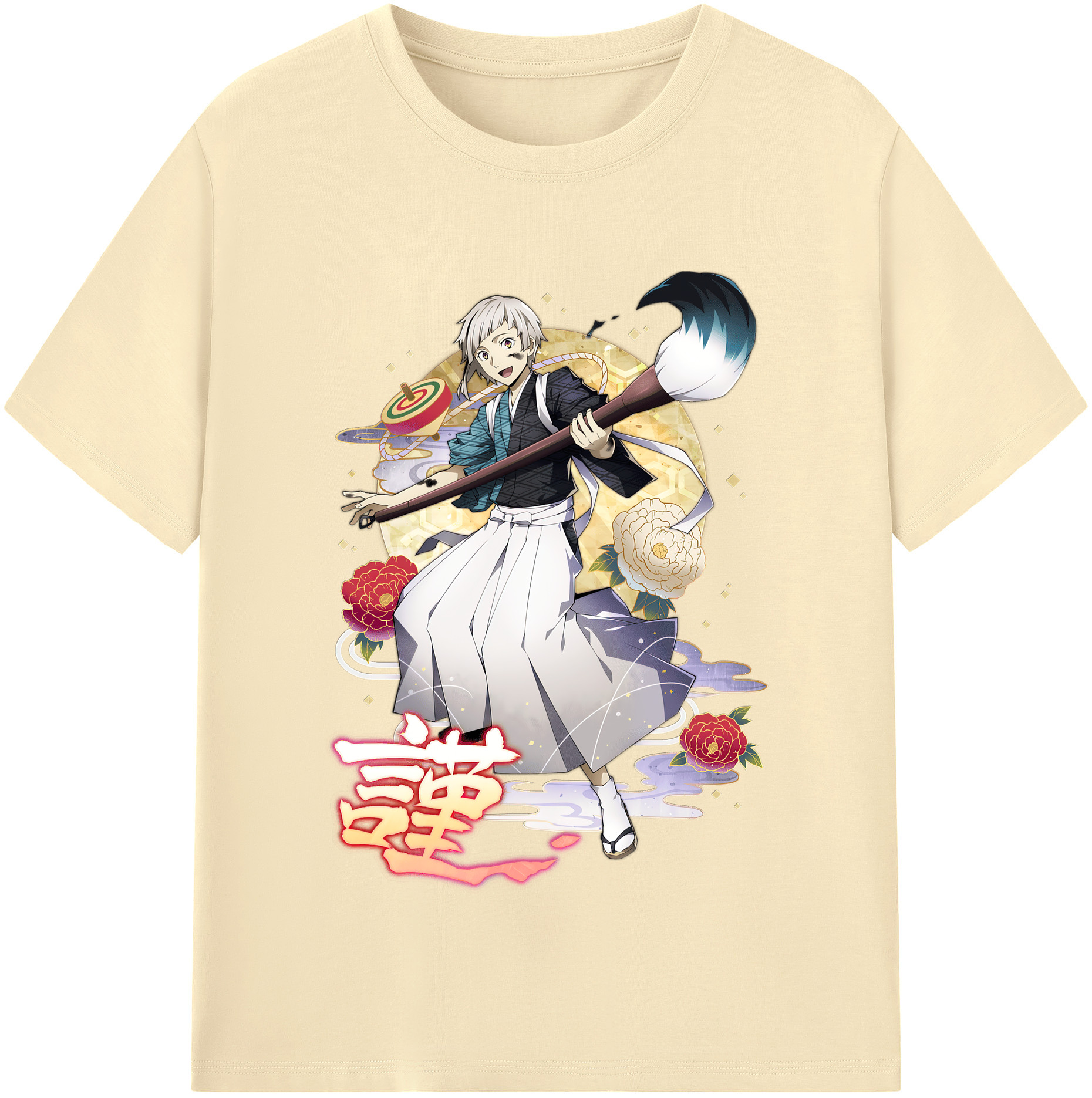 （画像用） 文豪ストレイドッグス Bungo Stray Dogs 綿100％半袖Tシャツ（フロントプリント）