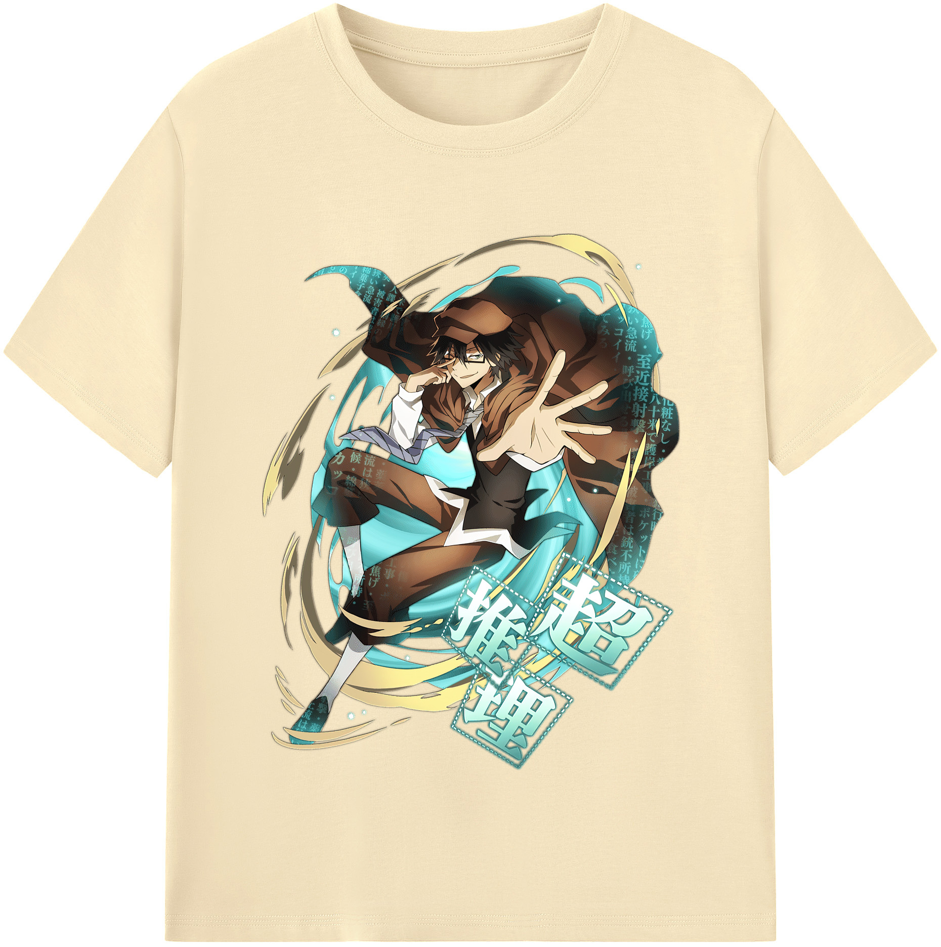 （画像用） 文豪ストレイドッグス Bungo Stray Dogs 綿100％半袖Tシャツ（フロントプリント）