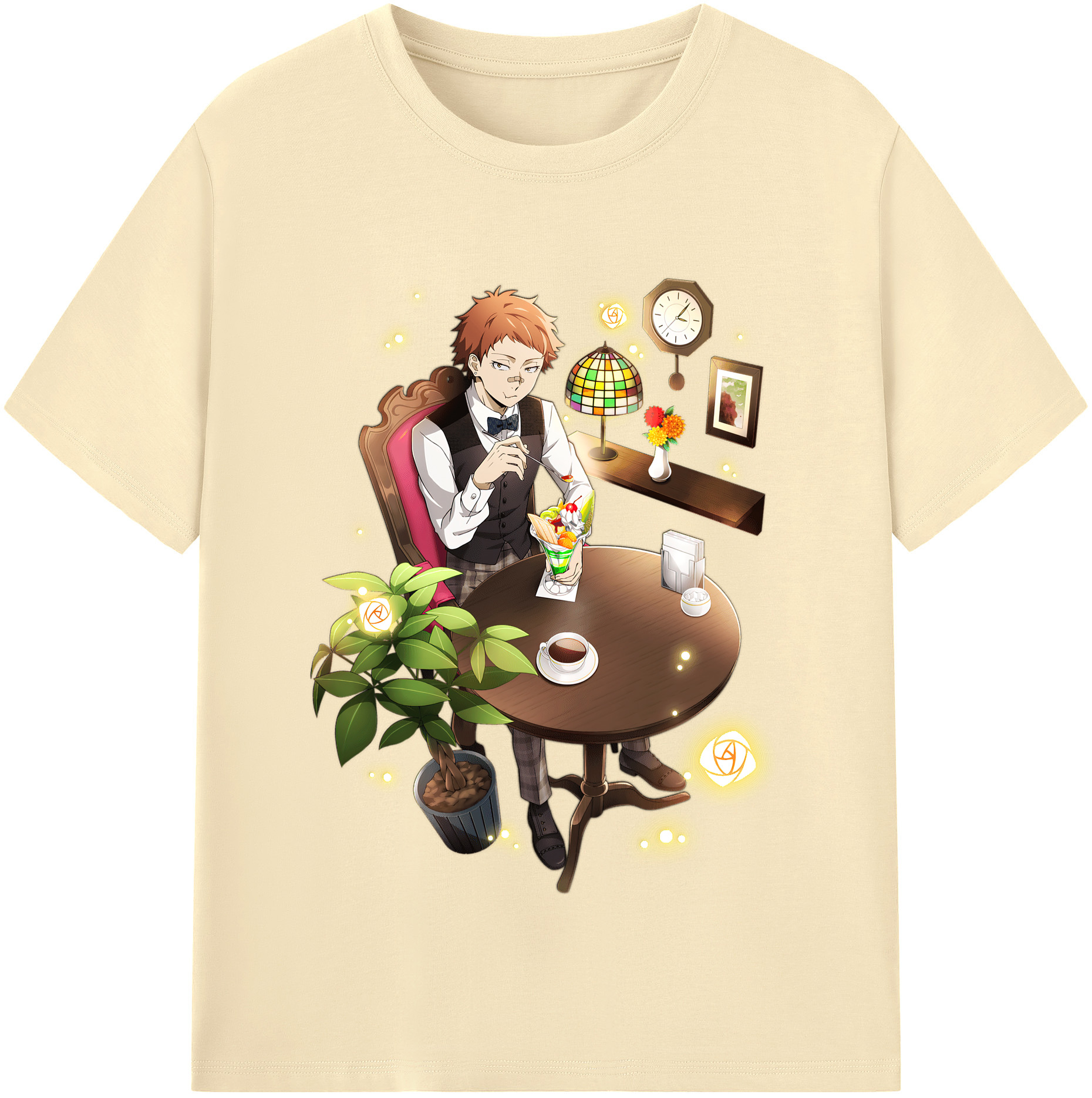 （画像用） 文豪ストレイドッグス Bungo Stray Dogs 綿100％半袖Tシャツ（フロントプリント）