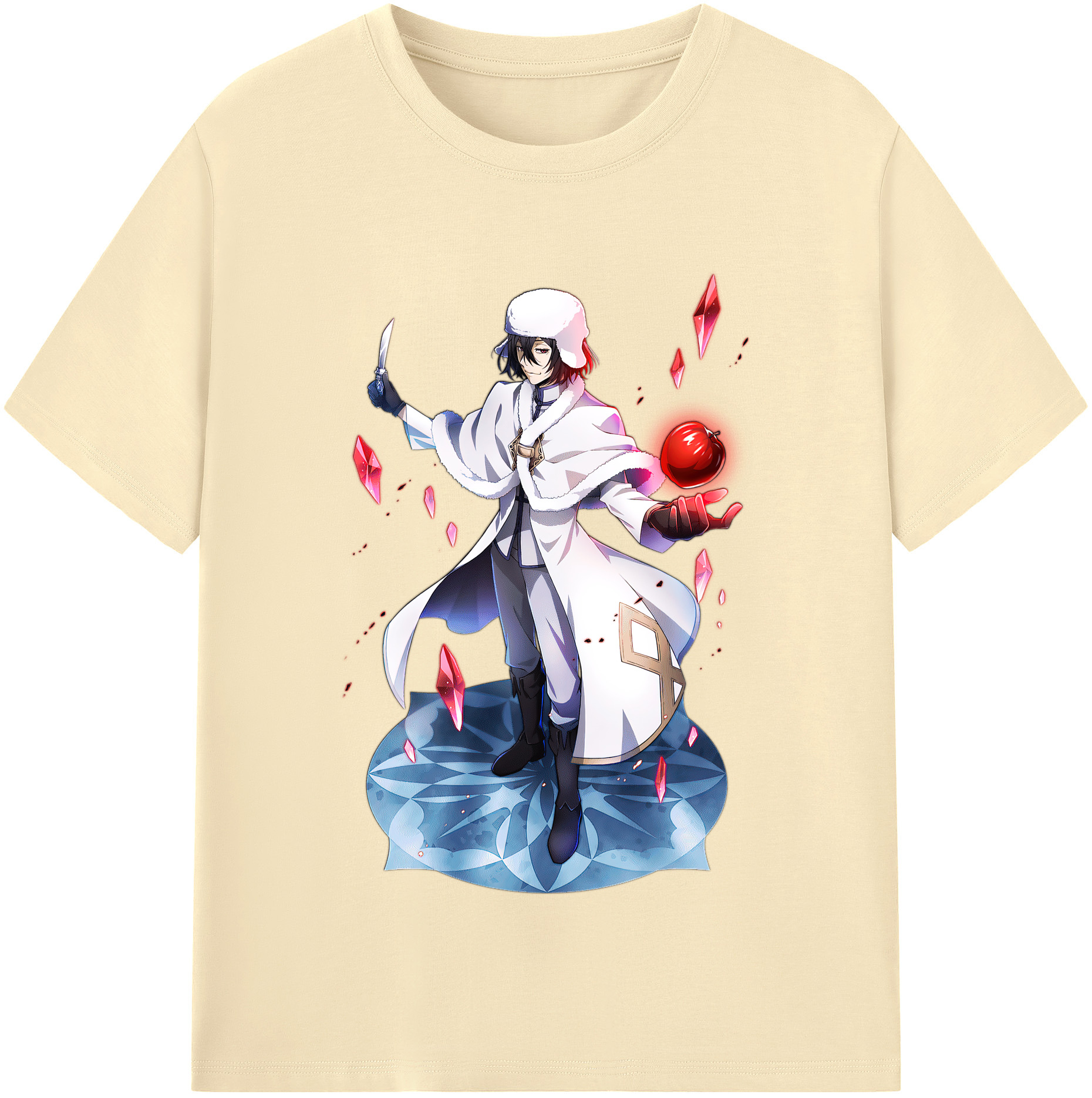 （画像用） 文豪ストレイドッグス Bungo Stray Dogs 綿100％半袖Tシャツ（フロントプリント）