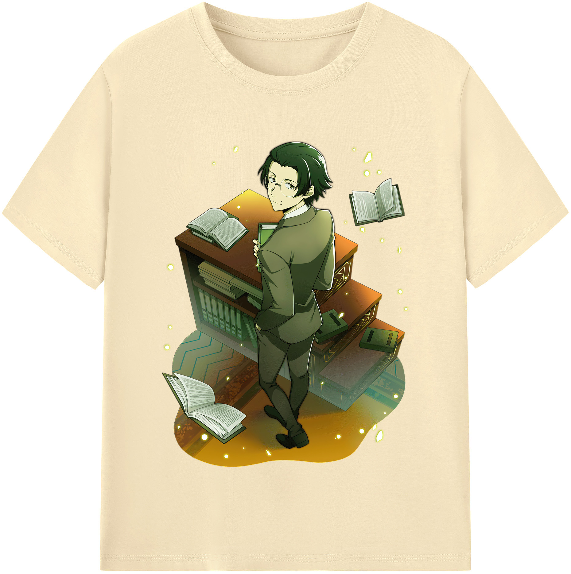 （画像用） 文豪ストレイドッグス Bungo Stray Dogs 綿100％半袖Tシャツ（フロントプリント）