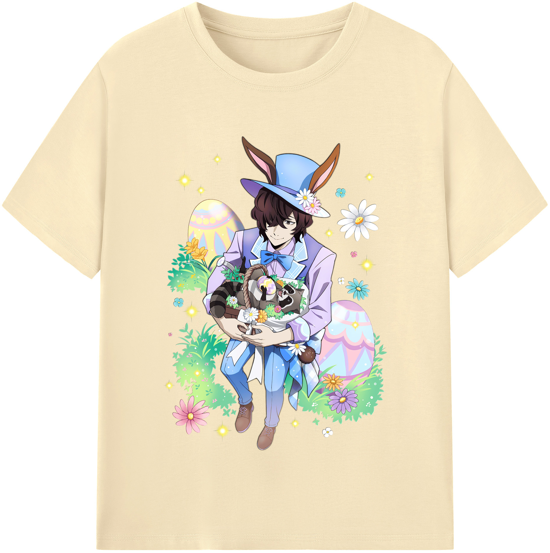 （画像用） 文豪ストレイドッグス Bungo Stray Dogs 綿100％半袖Tシャツ（フロントプリント）