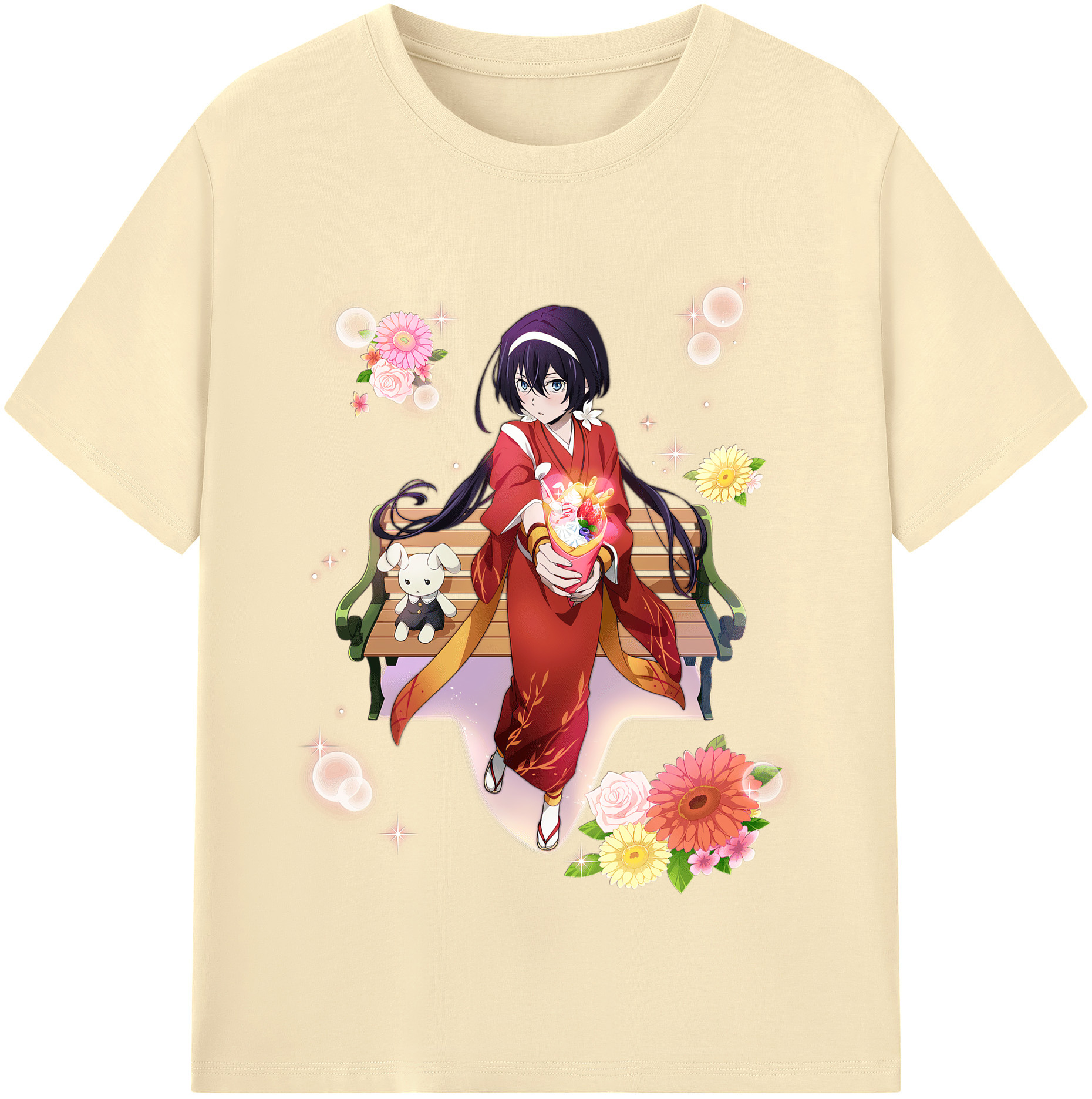 （画像用） 文豪ストレイドッグス Bungo Stray Dogs 綿100％半袖Tシャツ（フロントプリント）