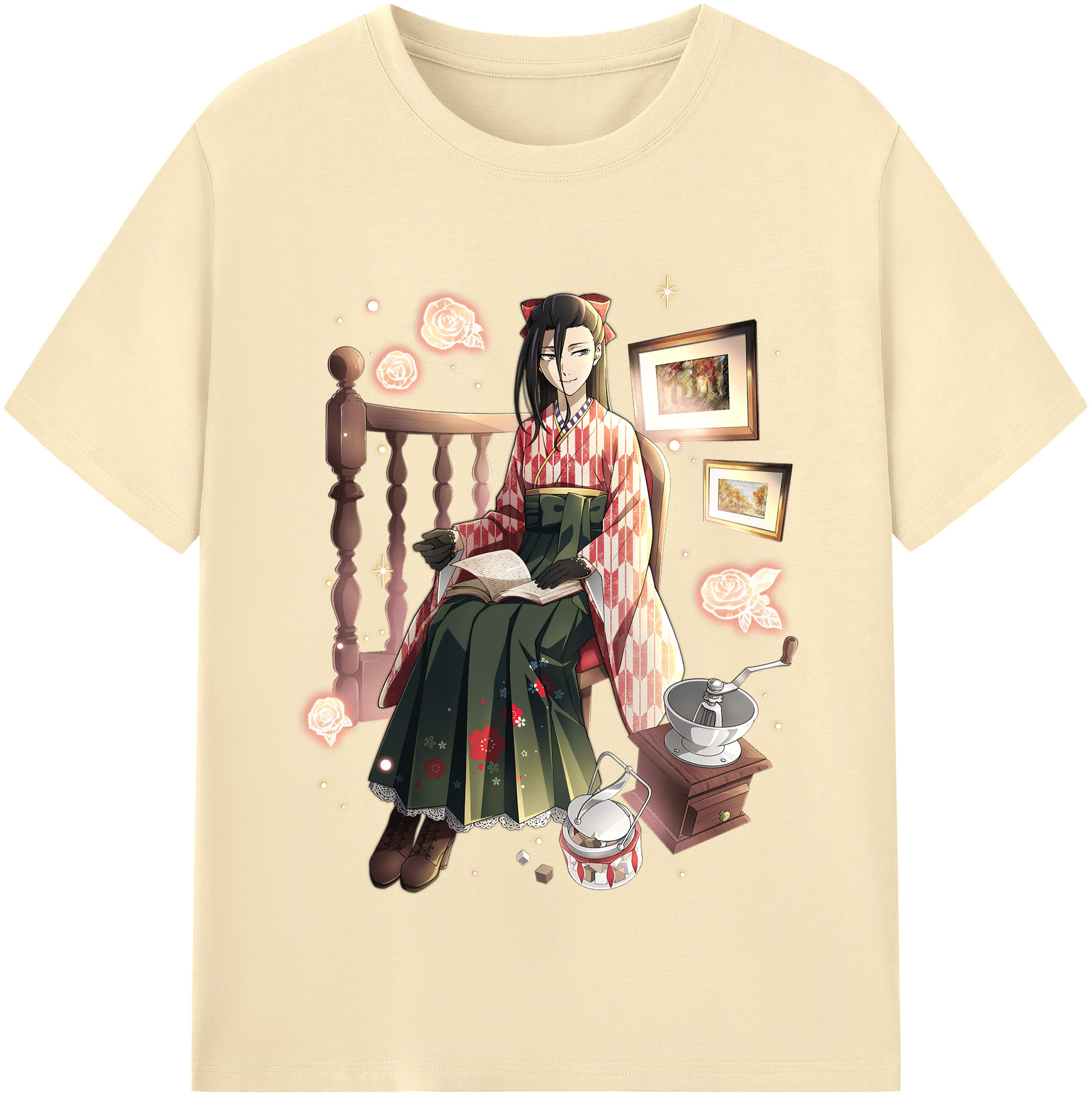 （画像用） 文豪ストレイドッグス Bungo Stray Dogs 綿100％半袖Tシャツ（フロントプリント）
