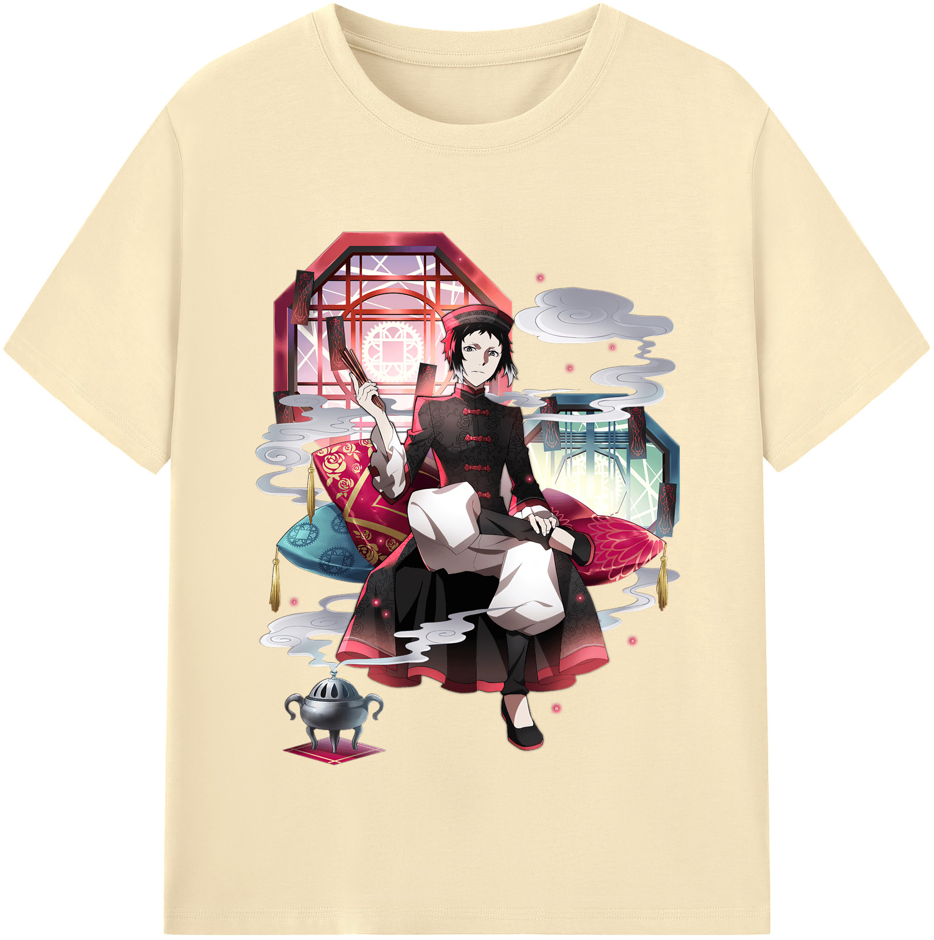 （画像用） 文豪ストレイドッグス Bungo Stray Dogs 綿100％半袖Tシャツ（フロントプリント）