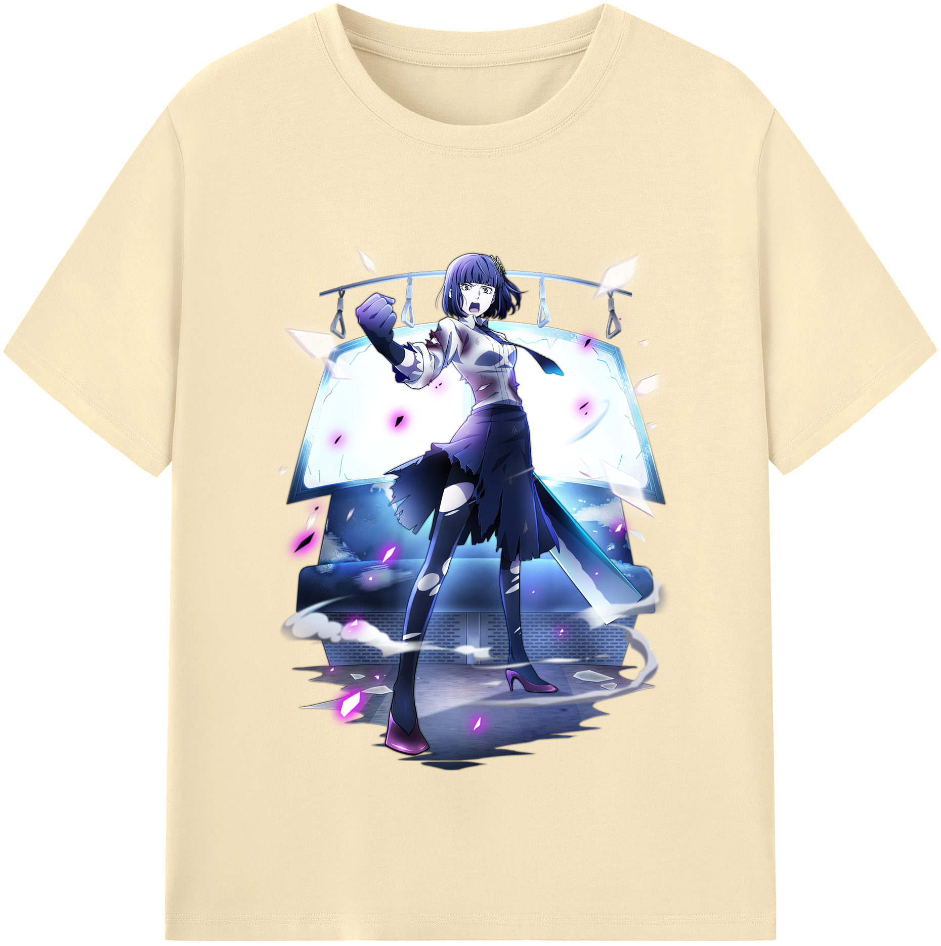 （画像用） 文豪ストレイドッグス Bungo Stray Dogs 綿100％半袖Tシャツ（フロントプリント）