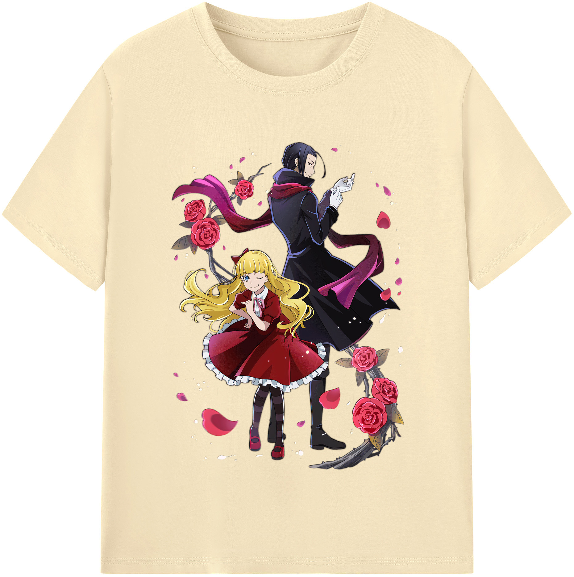 （画像用） 文豪ストレイドッグス Bungo Stray Dogs 綿100％半袖Tシャツ（フロントプリント）
