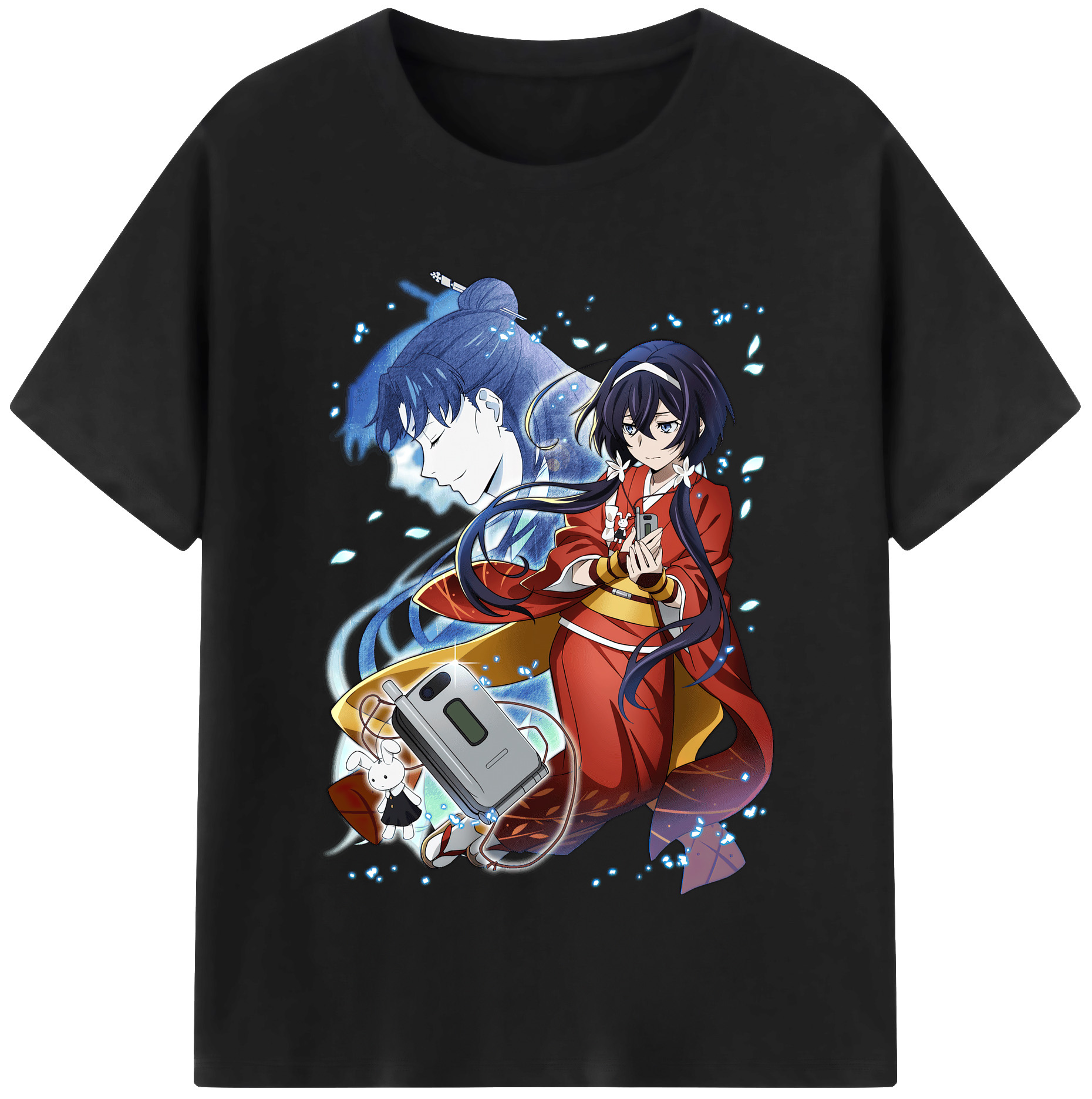 （画像用） 文豪ストレイドッグス Bungo Stray Dogs 綿100％半袖Tシャツ（フロントプリント）