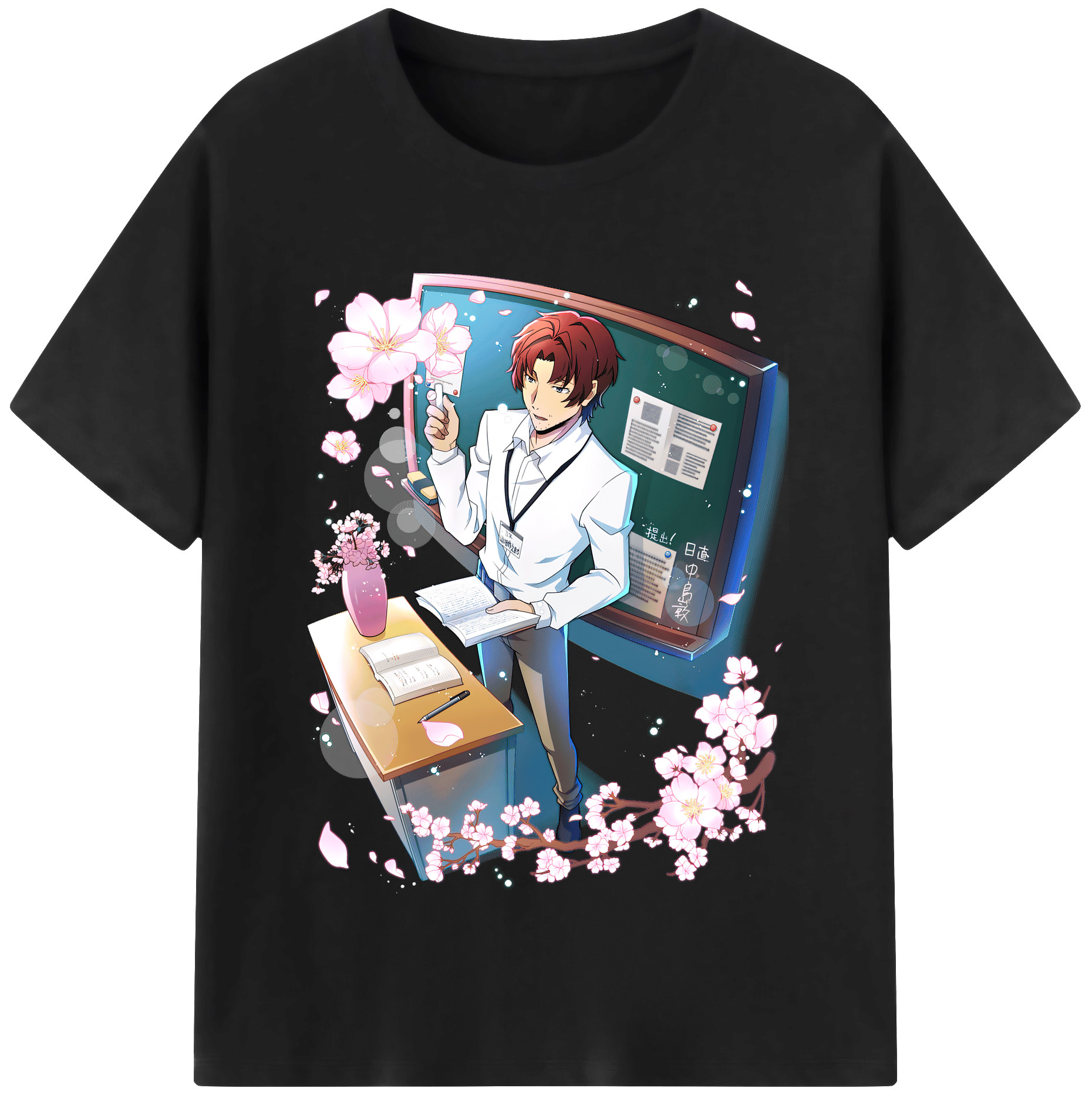 （画像用） 文豪ストレイドッグス Bungo Stray Dogs 綿100％半袖Tシャツ（フロントプリント）