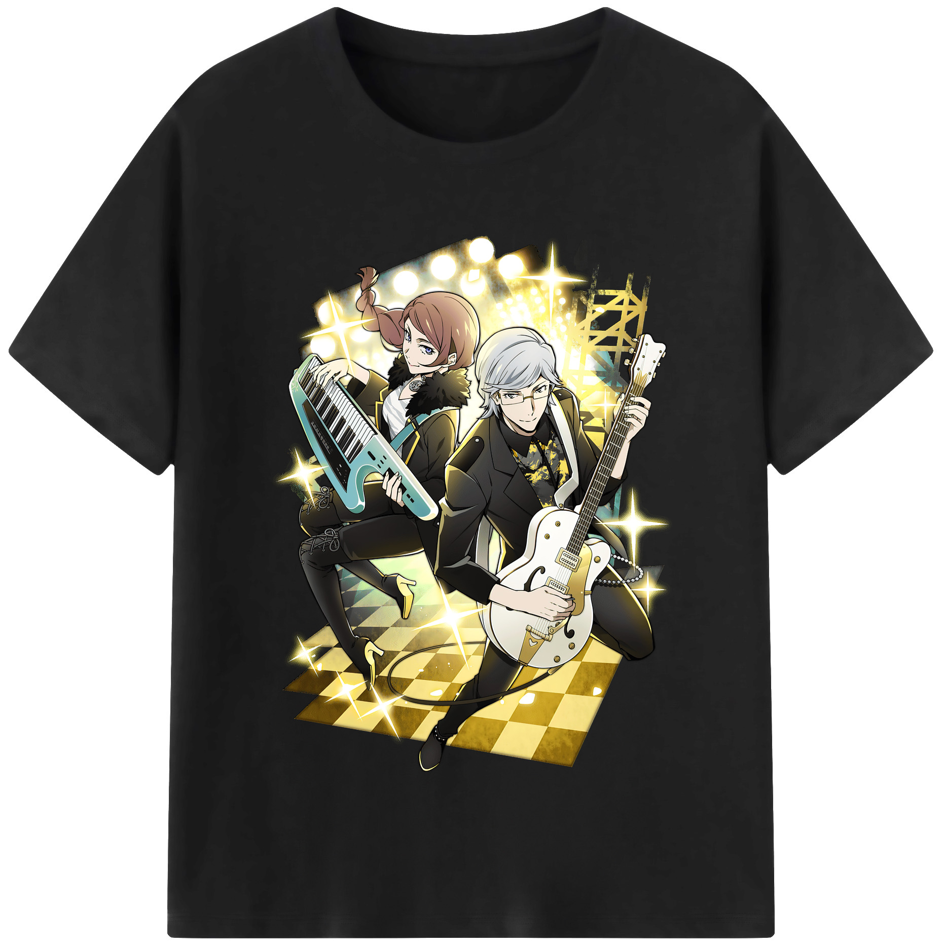 （画像用） 文豪ストレイドッグス Bungo Stray Dogs 綿100％半袖Tシャツ（フロントプリント）