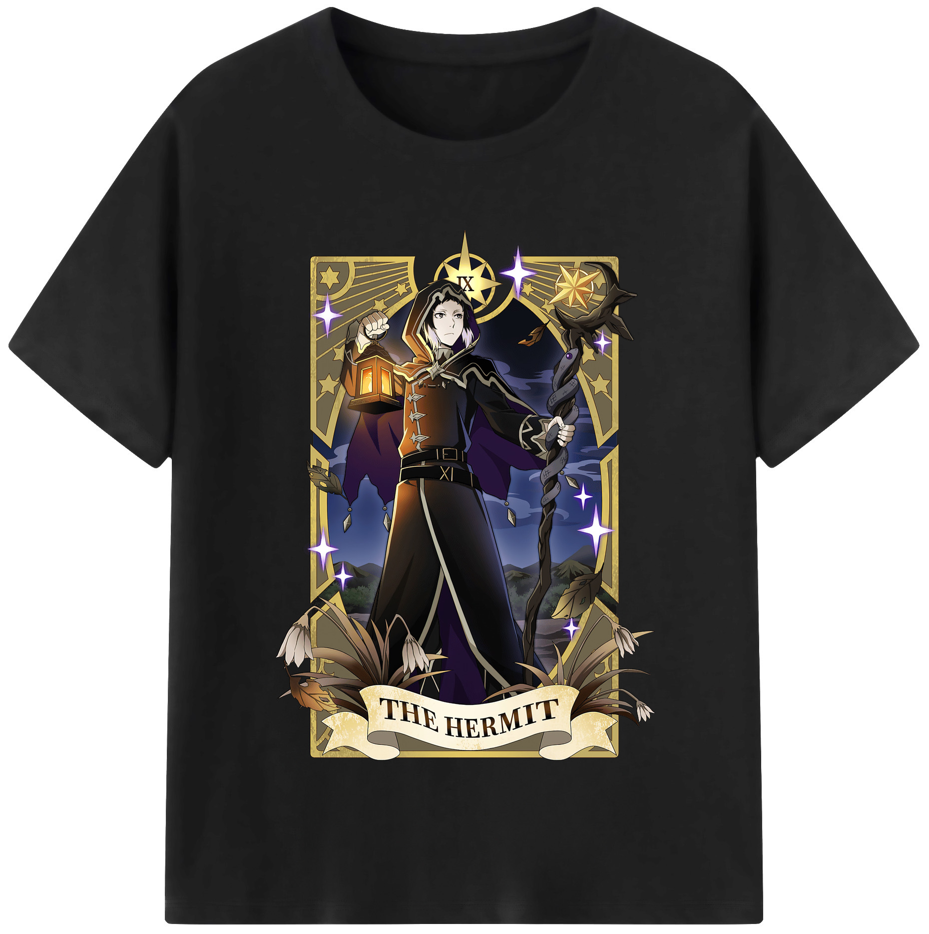（画像用） 文豪ストレイドッグス Bungo Stray Dogs 綿100％半袖Tシャツ（フロントプリント）