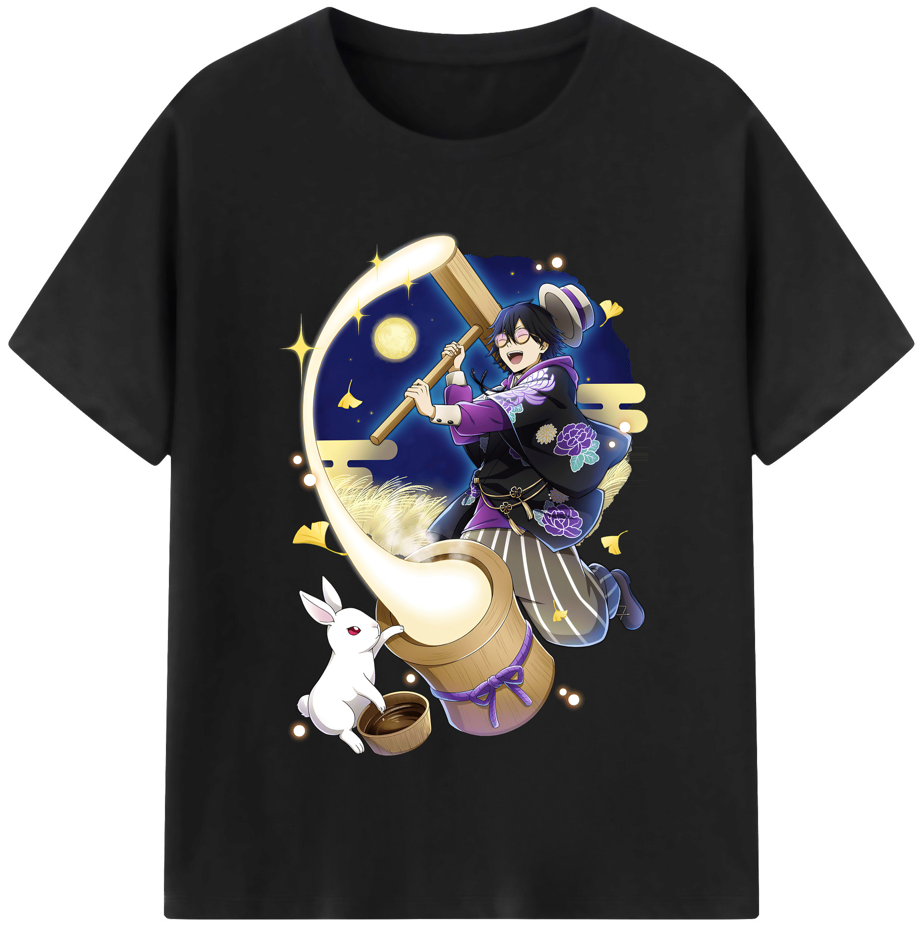 （画像用） 文豪ストレイドッグス Bungo Stray Dogs 綿100％半袖Tシャツ（フロントプリント）