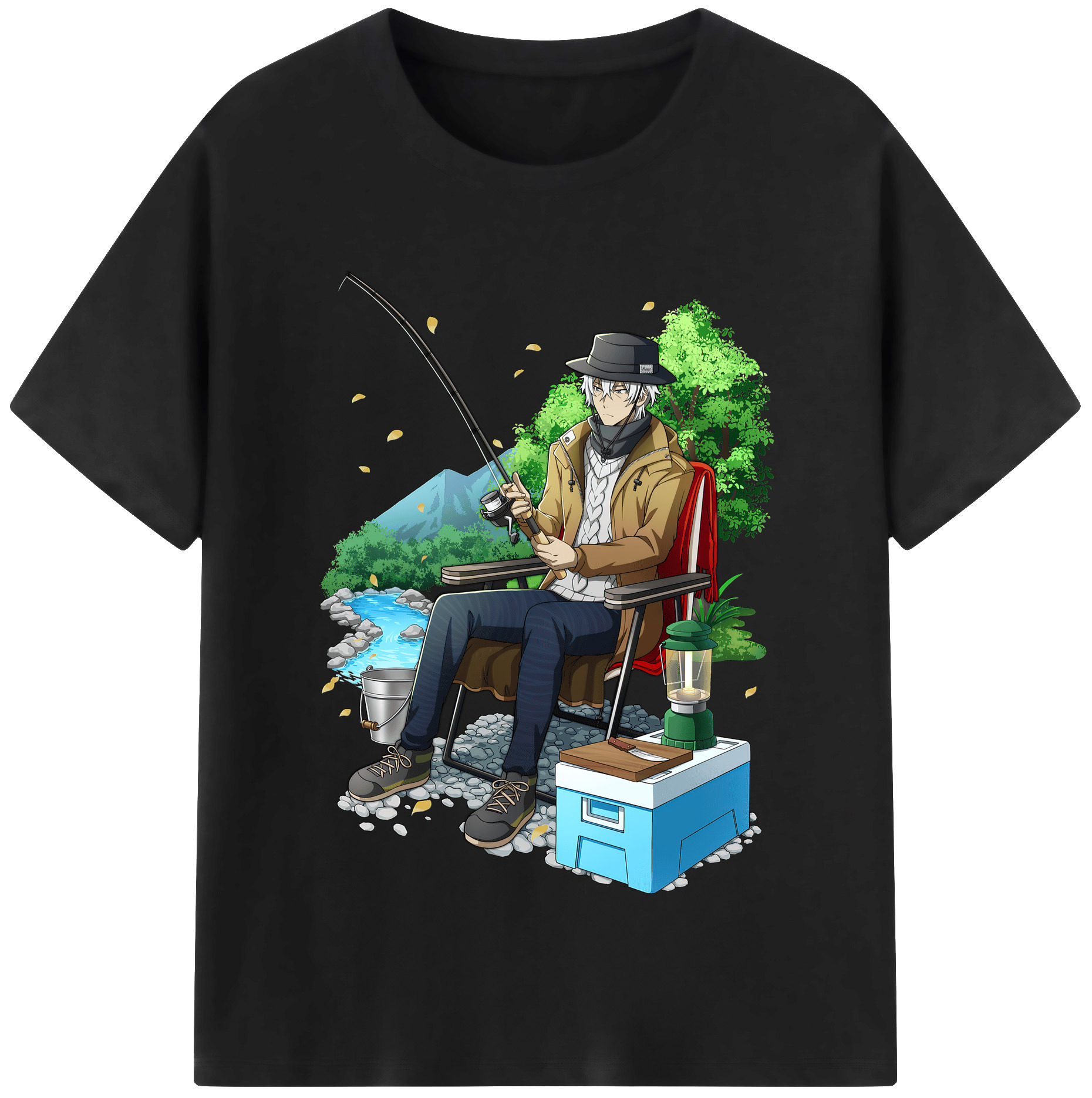 （画像用） 文豪ストレイドッグス Bungo Stray Dogs 綿100％半袖Tシャツ（フロントプリント）