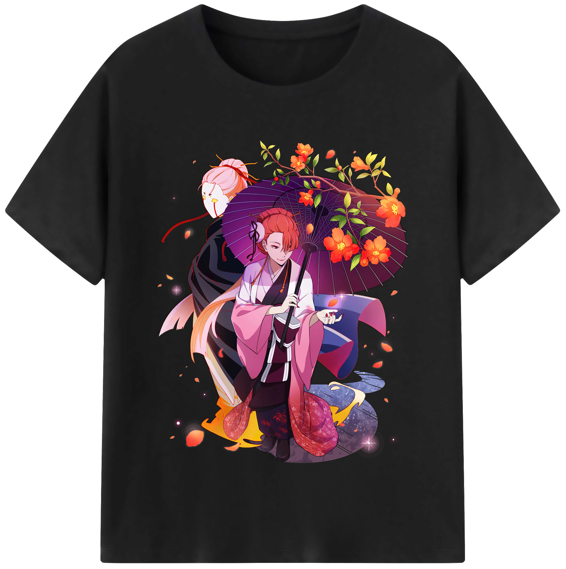 （画像用） 文豪ストレイドッグス Bungo Stray Dogs 綿100％半袖Tシャツ（フロントプリント）
