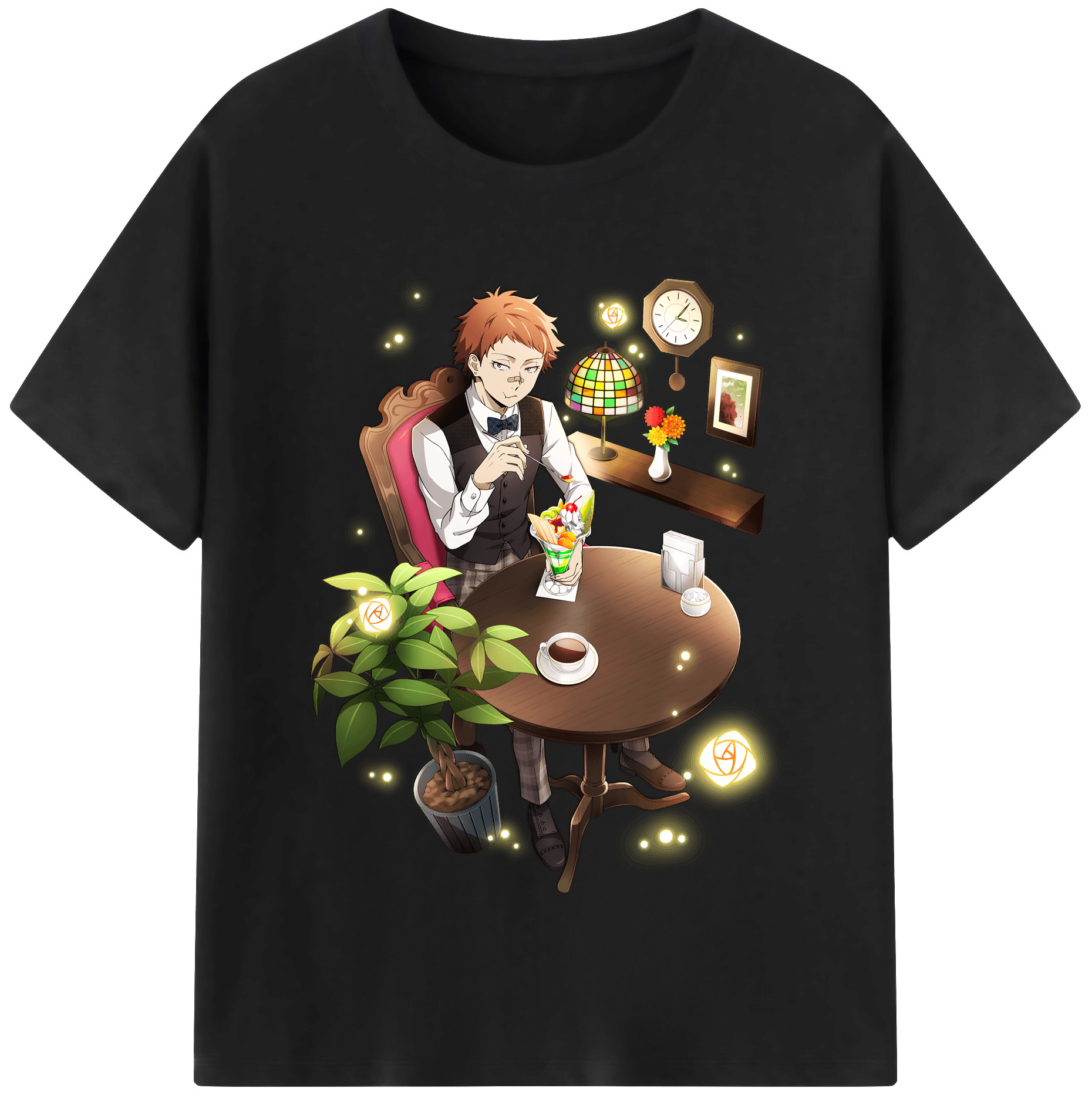 （画像用） 文豪ストレイドッグス Bungo Stray Dogs 綿100％半袖Tシャツ（フロントプリント）
