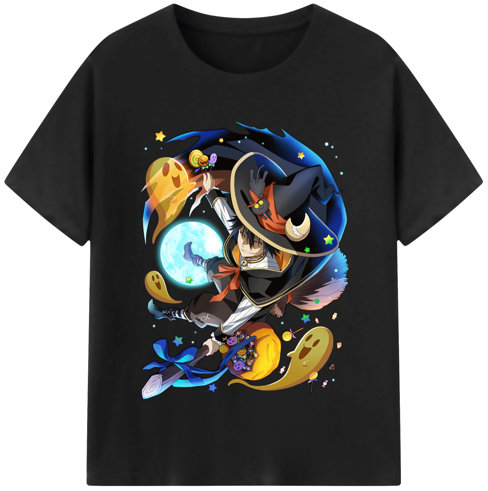 （画像用） 文豪ストレイドッグス Bungo Stray Dogs 綿100％半袖Tシャツ（フロントプリント）