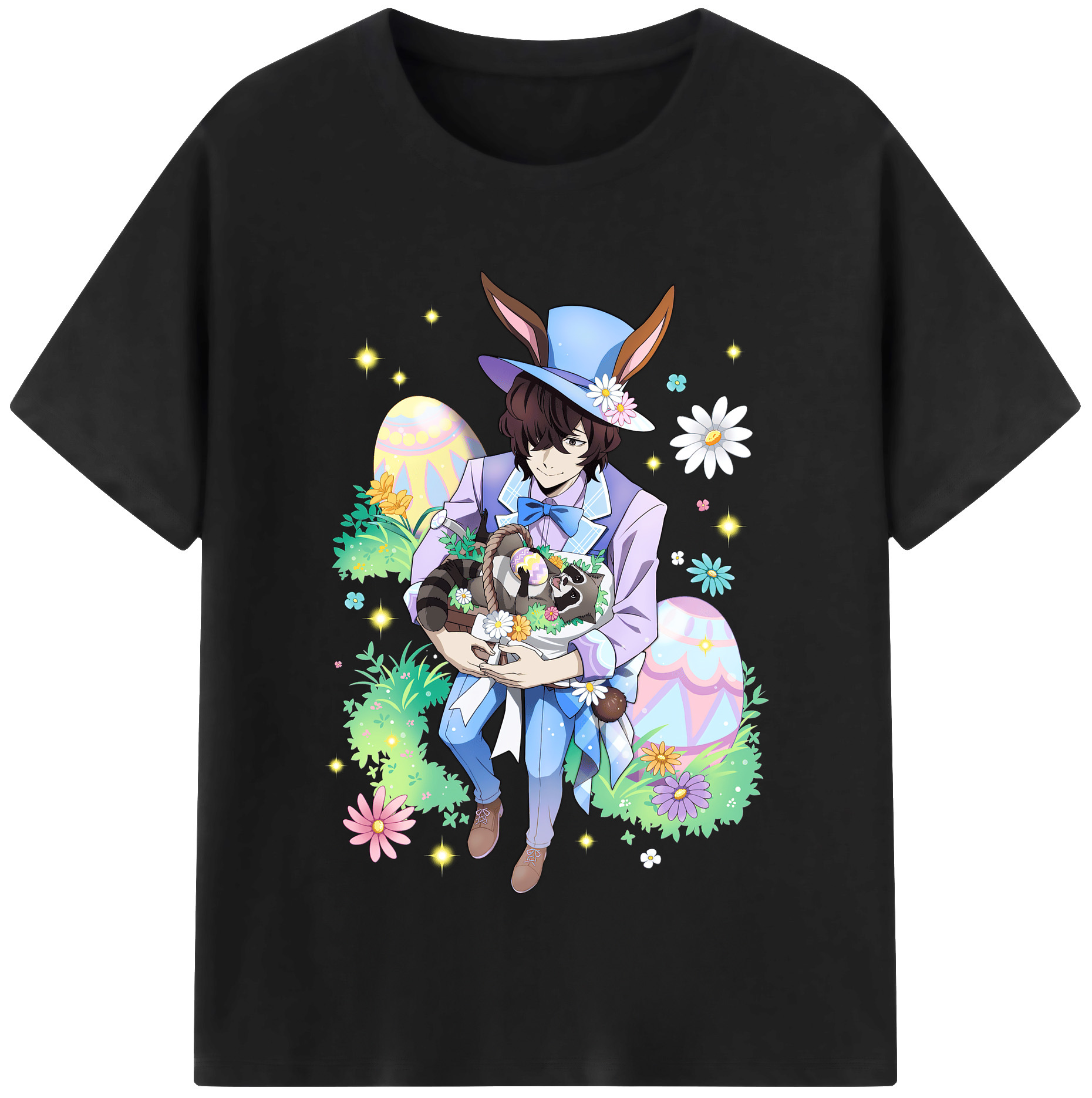 （画像用） 文豪ストレイドッグス Bungo Stray Dogs 綿100％半袖Tシャツ（フロントプリント）