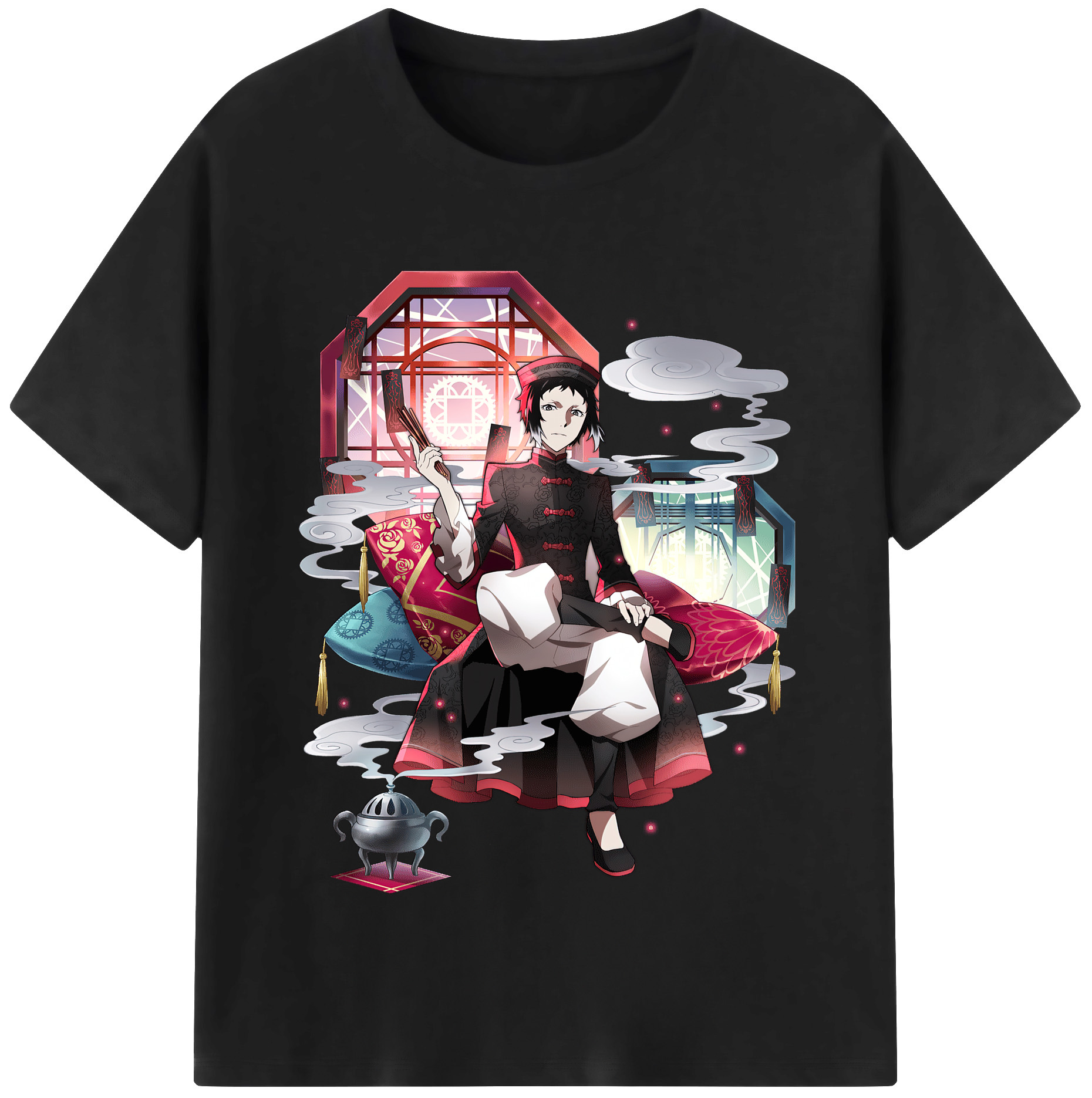 （画像用） 文豪ストレイドッグス Bungo Stray Dogs 綿100％半袖Tシャツ（フロントプリント）