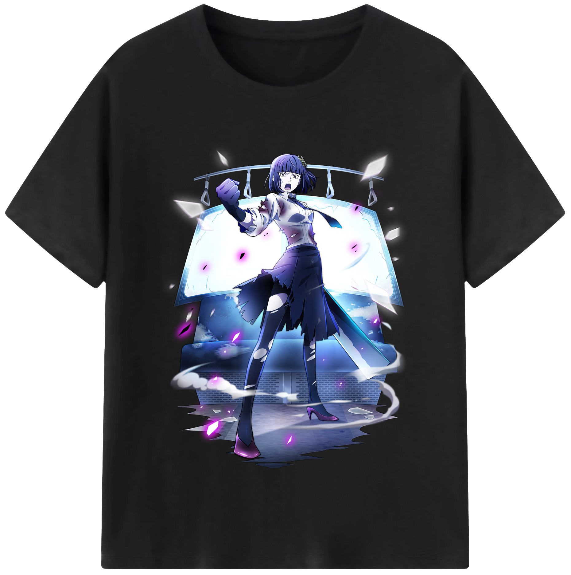 （画像用） 文豪ストレイドッグス Bungo Stray Dogs 綿100％半袖Tシャツ（フロントプリント）