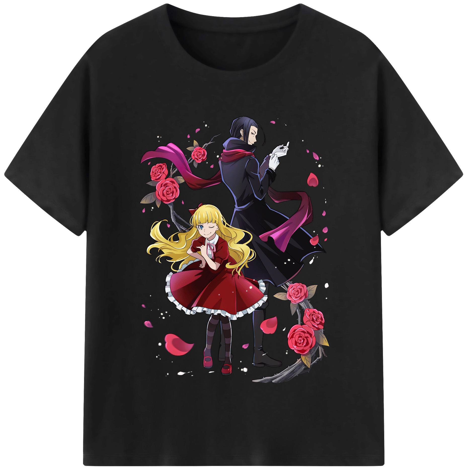 （画像用） 文豪ストレイドッグス Bungo Stray Dogs 綿100％半袖Tシャツ（フロントプリント）