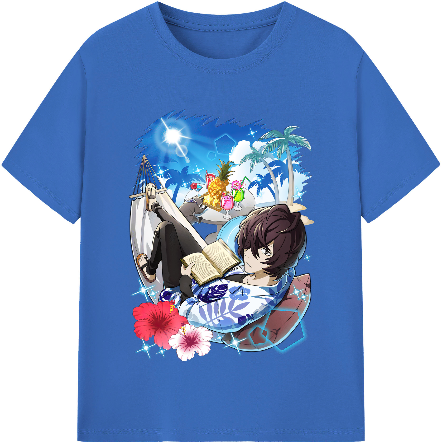 （画像用） 文豪ストレイドッグス Bungo Stray Dogs 綿100％半袖Tシャツ（フロントプリント）