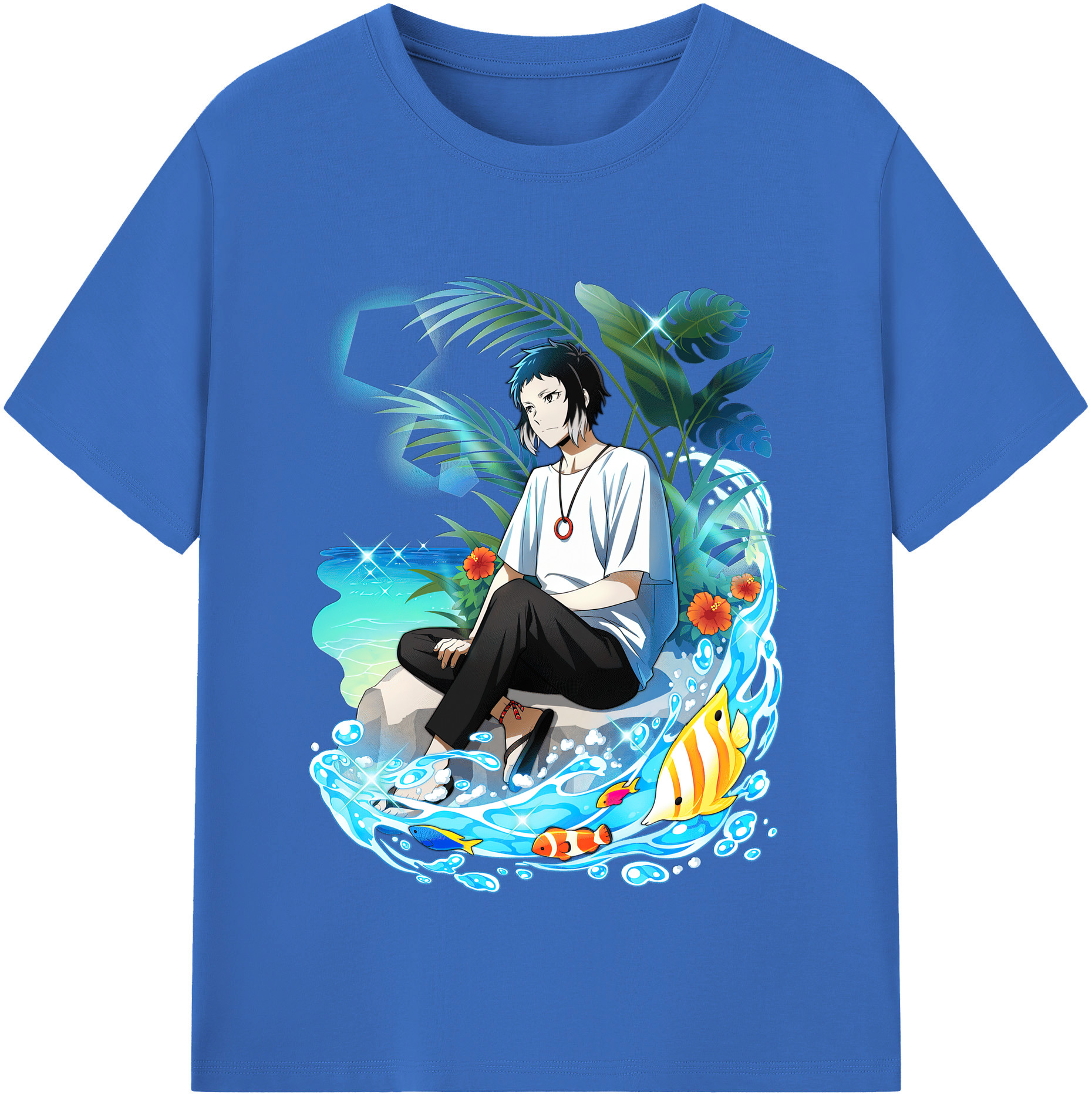 （画像用） 文豪ストレイドッグス Bungo Stray Dogs 綿100％半袖Tシャツ（フロントプリント）