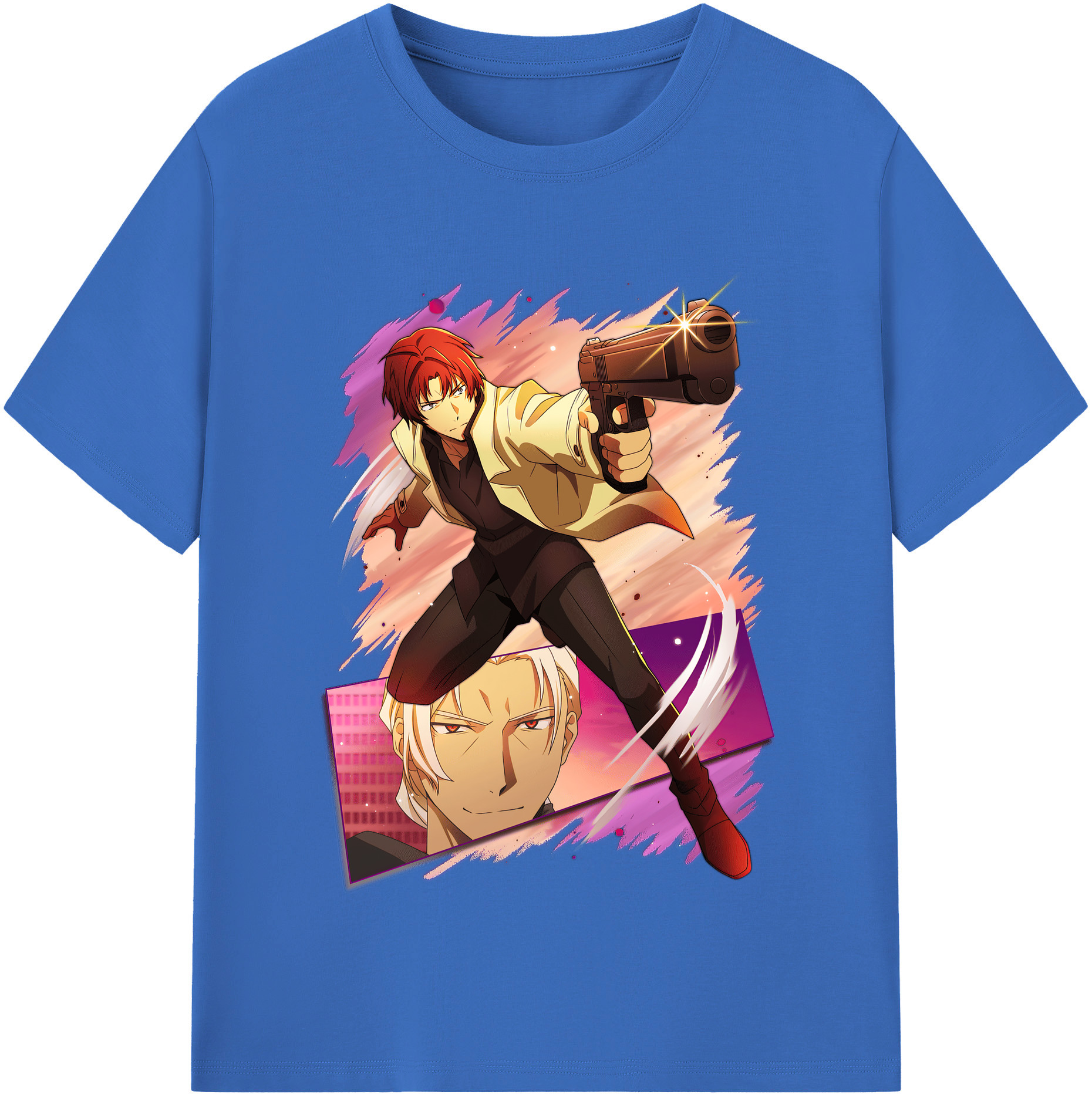 （画像用） 文豪ストレイドッグス Bungo Stray Dogs 綿100％半袖Tシャツ（フロントプリント）