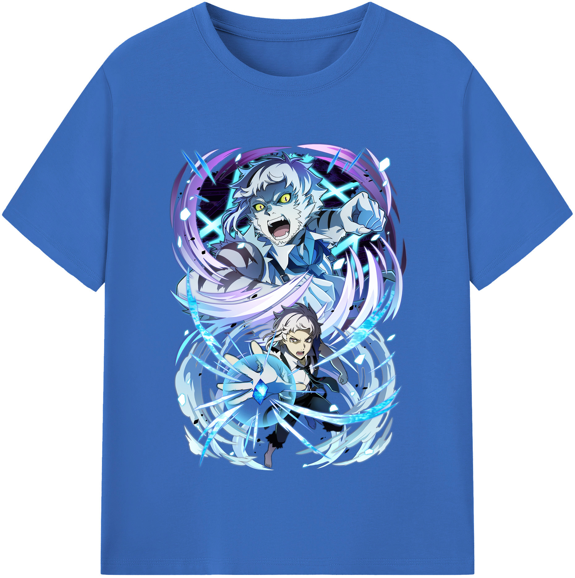（画像用） 文豪ストレイドッグス Bungo Stray Dogs 綿100％半袖Tシャツ（フロントプリント）