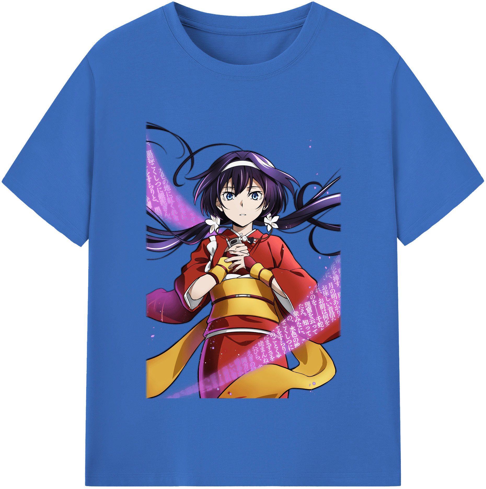（画像用） 文豪ストレイドッグス Bungo Stray Dogs 綿100％半袖Tシャツ（フロントプリント）