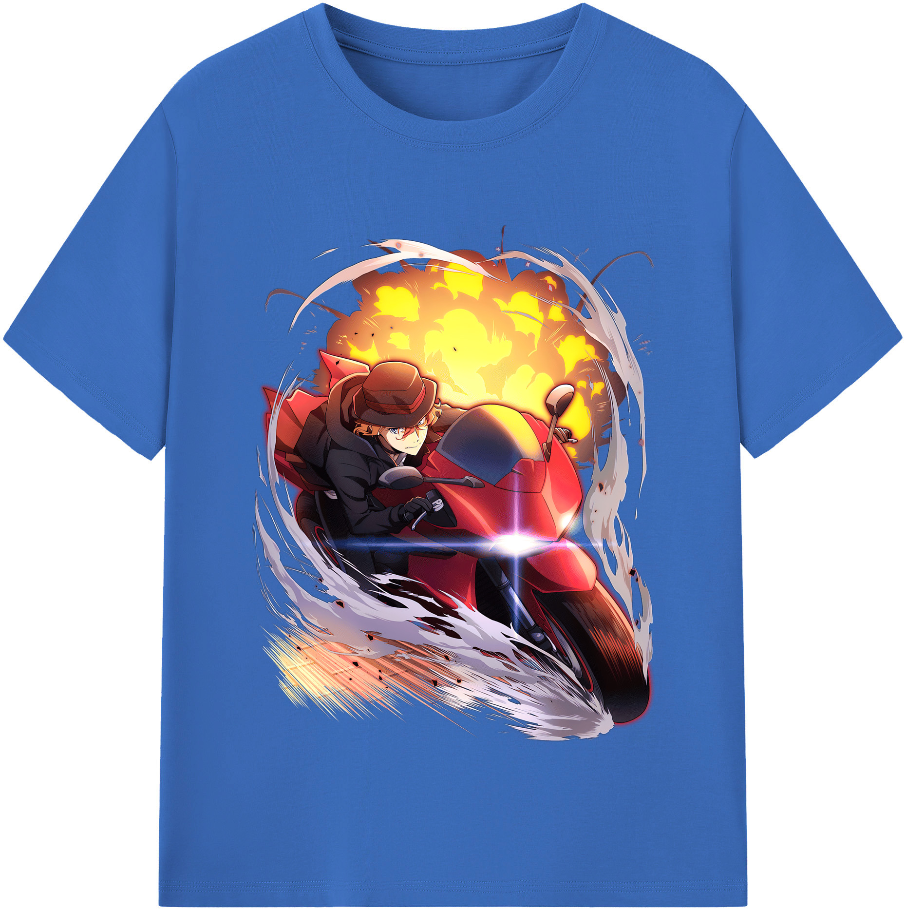 （画像用） 文豪ストレイドッグス Bungo Stray Dogs 綿100％半袖Tシャツ（フロントプリント）