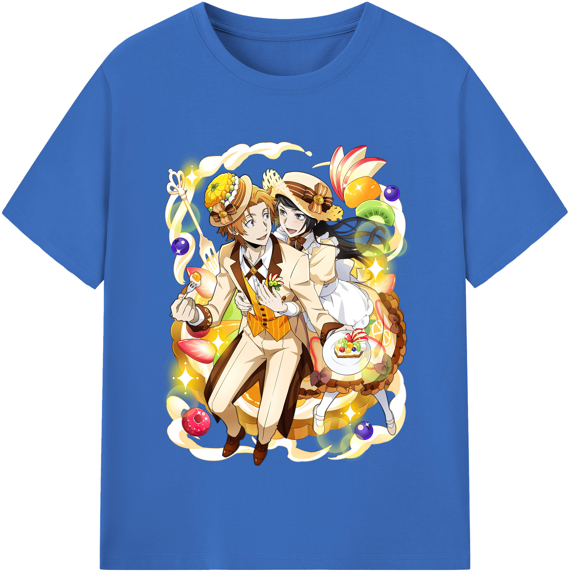 （画像用） 文豪ストレイドッグス Bungo Stray Dogs 綿100％半袖Tシャツ（フロントプリント）