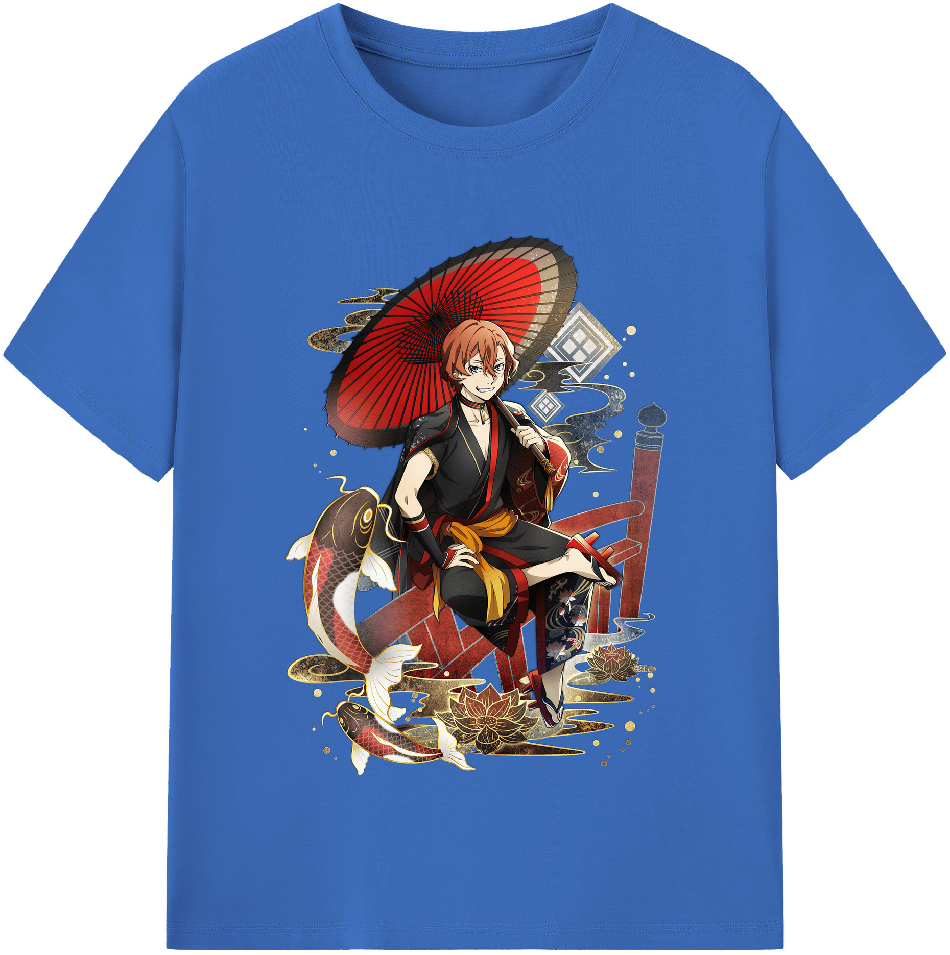 （画像用） 文豪ストレイドッグス Bungo Stray Dogs 綿100％半袖Tシャツ（フロントプリント）