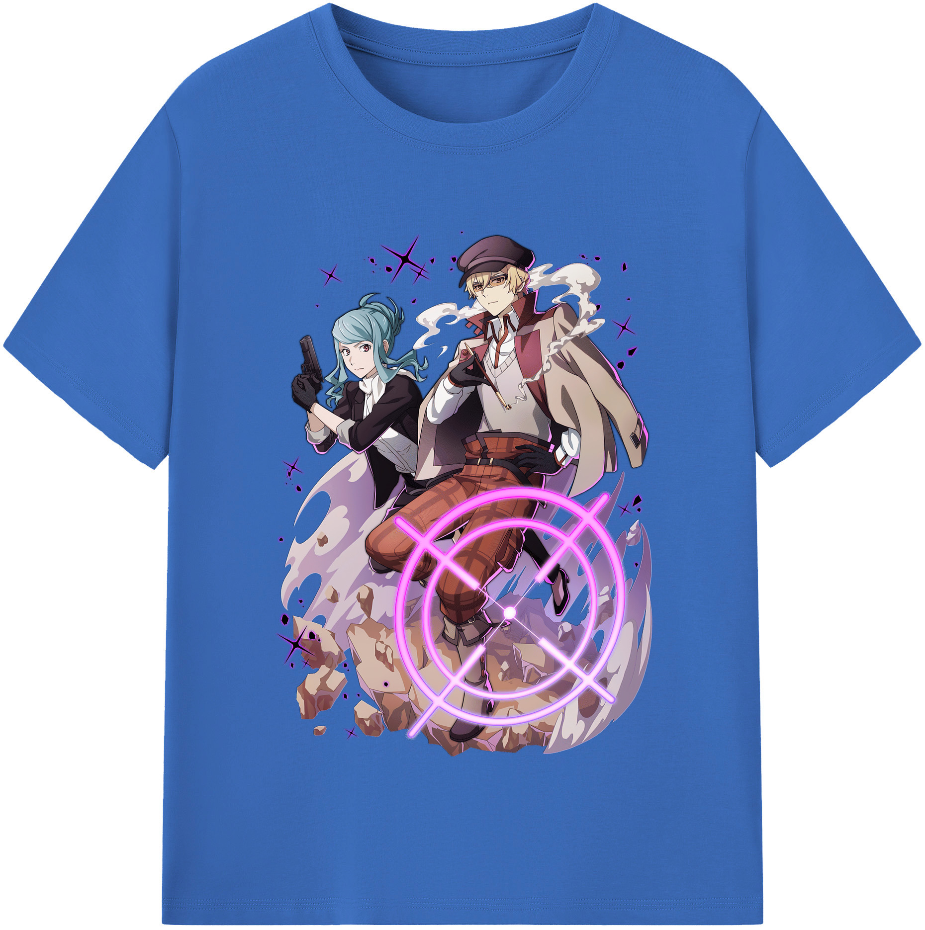 （画像用） 文豪ストレイドッグス Bungo Stray Dogs 綿100％半袖Tシャツ（フロントプリント）