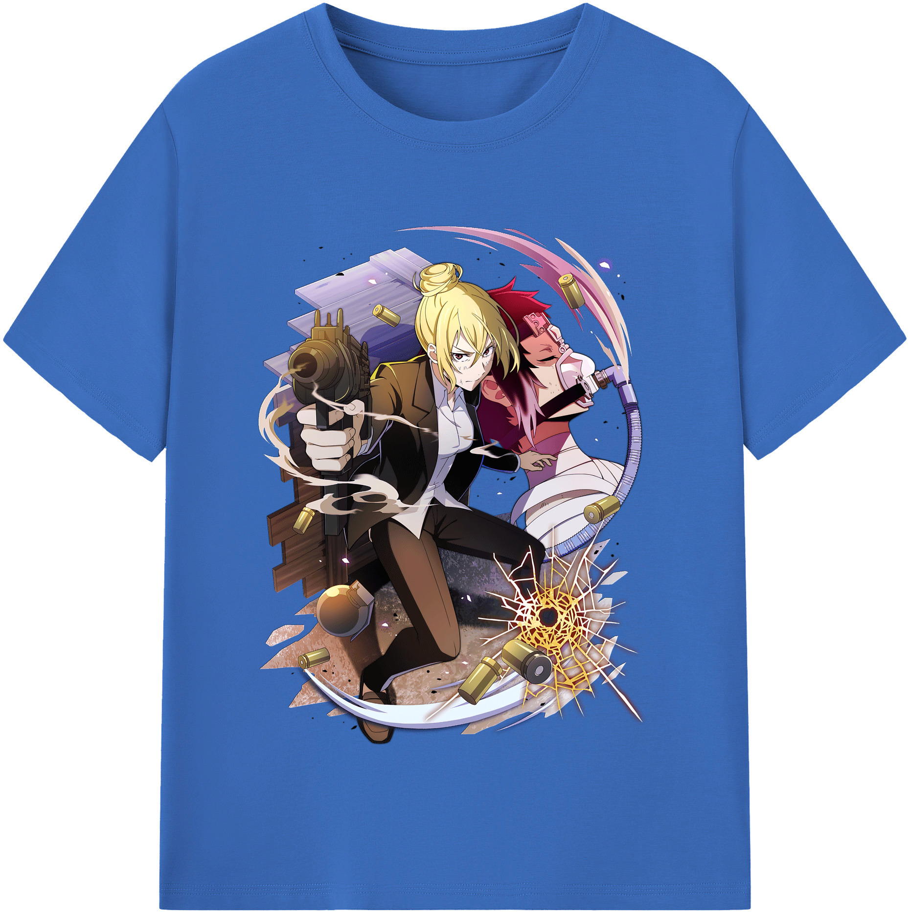 （画像用） 文豪ストレイドッグス Bungo Stray Dogs 綿100％半袖Tシャツ（フロントプリント）