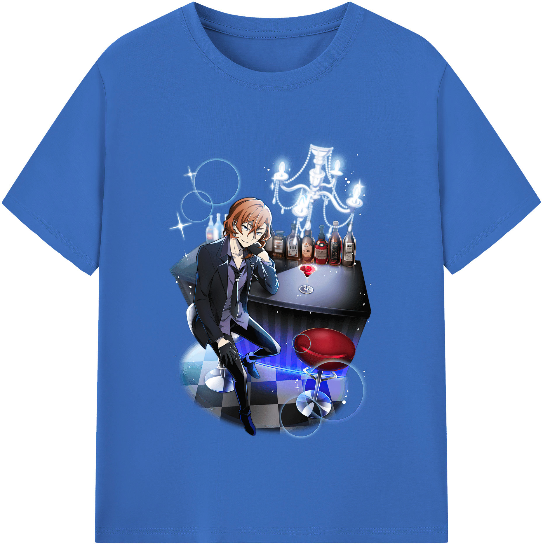 （画像用） 文豪ストレイドッグス Bungo Stray Dogs 綿100％半袖Tシャツ（フロントプリント）