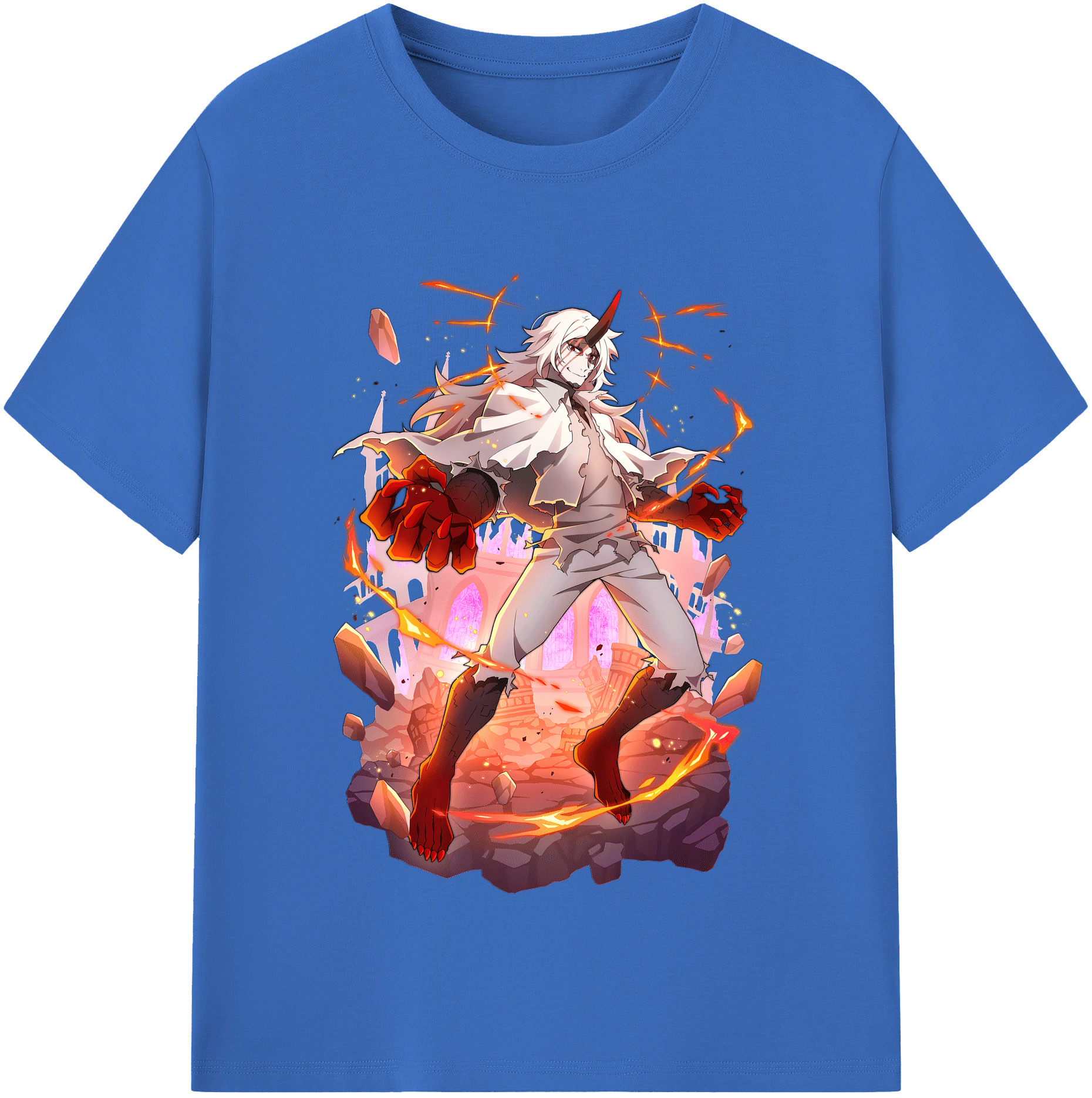 （画像用） 文豪ストレイドッグス Bungo Stray Dogs 綿100％半袖Tシャツ（フロントプリント）