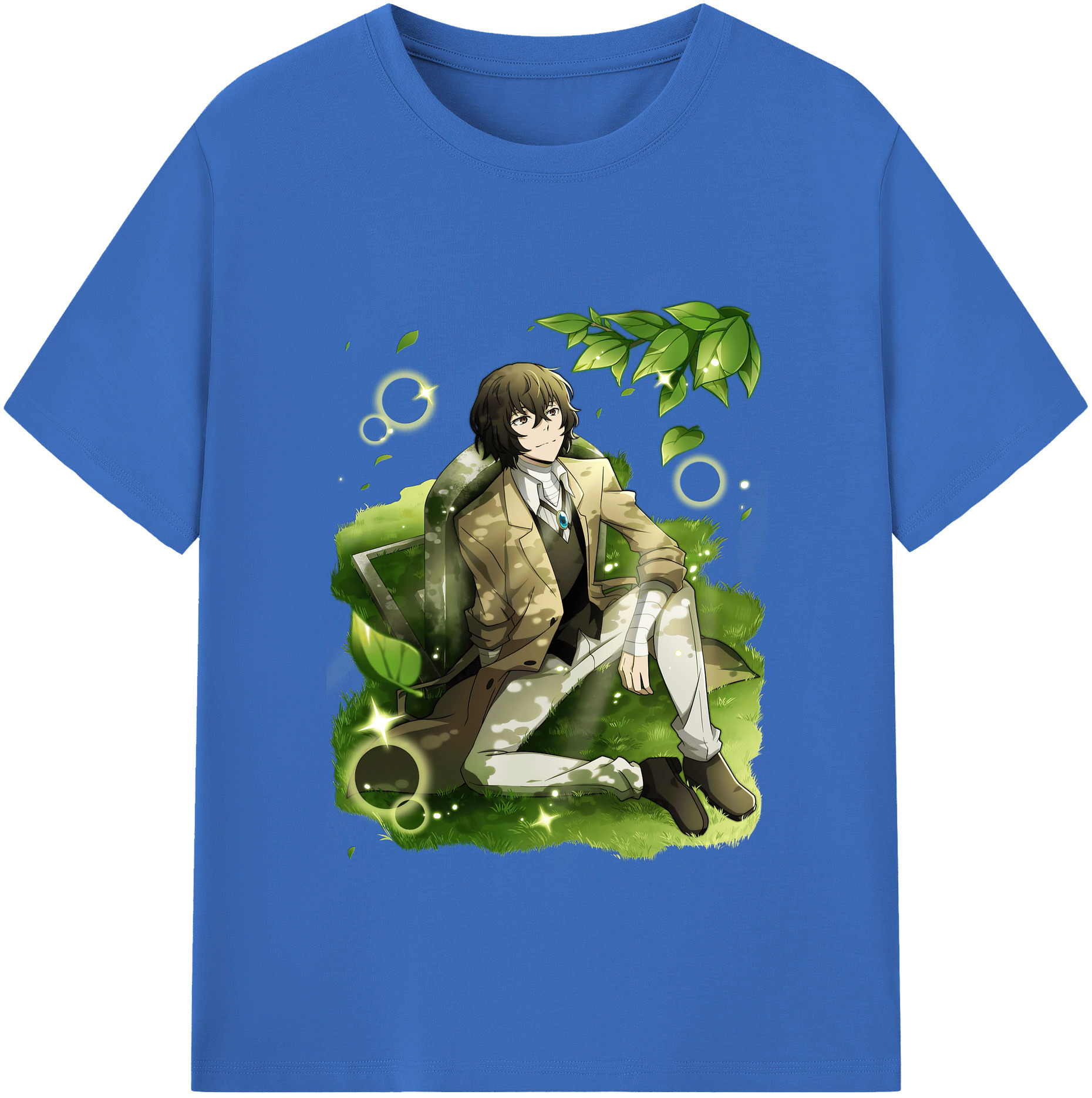 （画像用） 文豪ストレイドッグス Bungo Stray Dogs 綿100％半袖Tシャツ（フロントプリント）