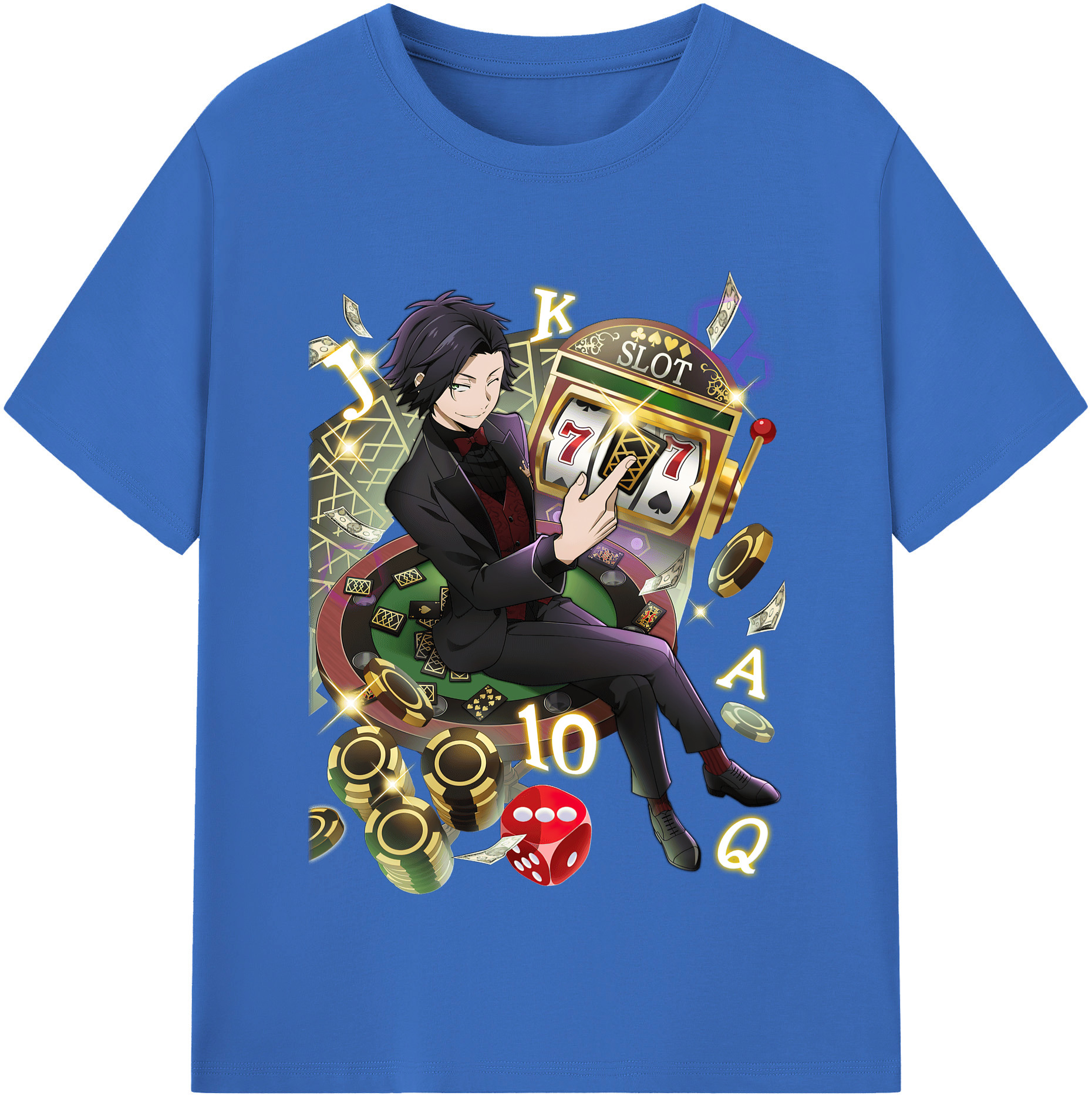 （画像用） 文豪ストレイドッグス Bungo Stray Dogs 綿100％半袖Tシャツ（フロントプリント）