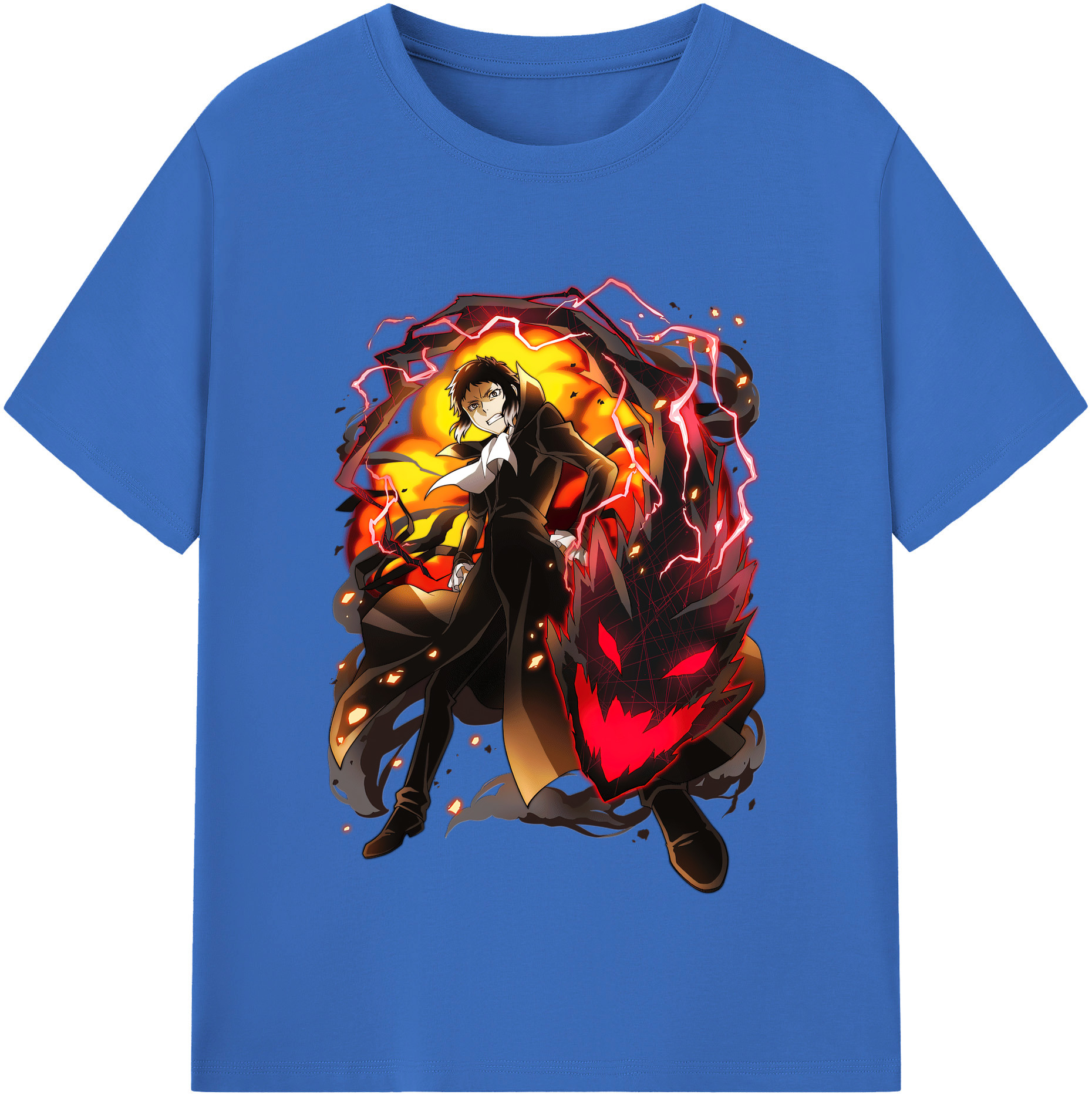 （画像用） 文豪ストレイドッグス Bungo Stray Dogs 綿100％半袖Tシャツ（フロントプリント）