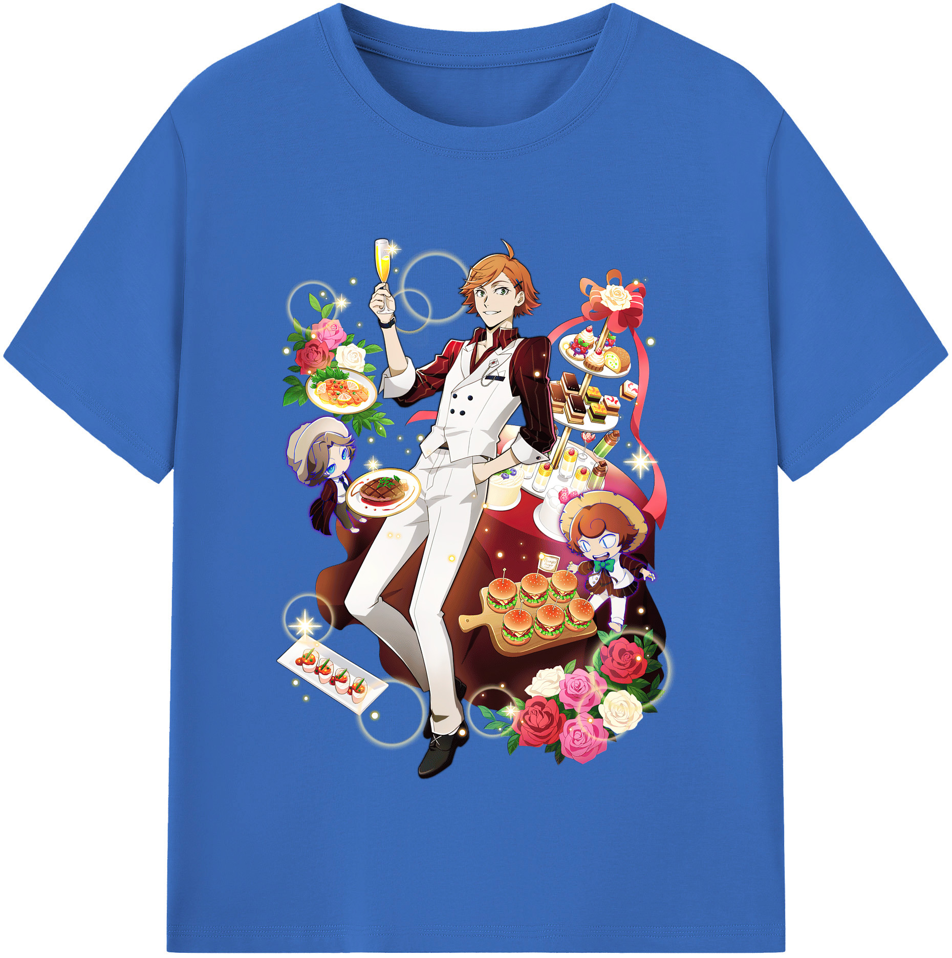 （画像用） 文豪ストレイドッグス Bungo Stray Dogs 綿100％半袖Tシャツ（フロントプリント）