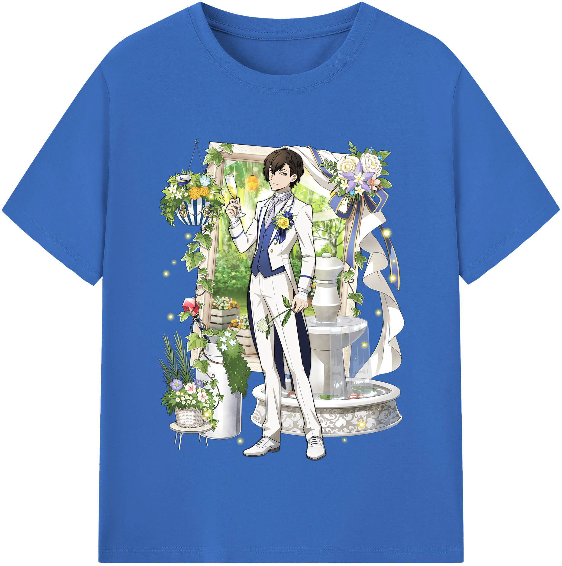 （画像用） 文豪ストレイドッグス Bungo Stray Dogs 綿100％半袖Tシャツ（フロントプリント）