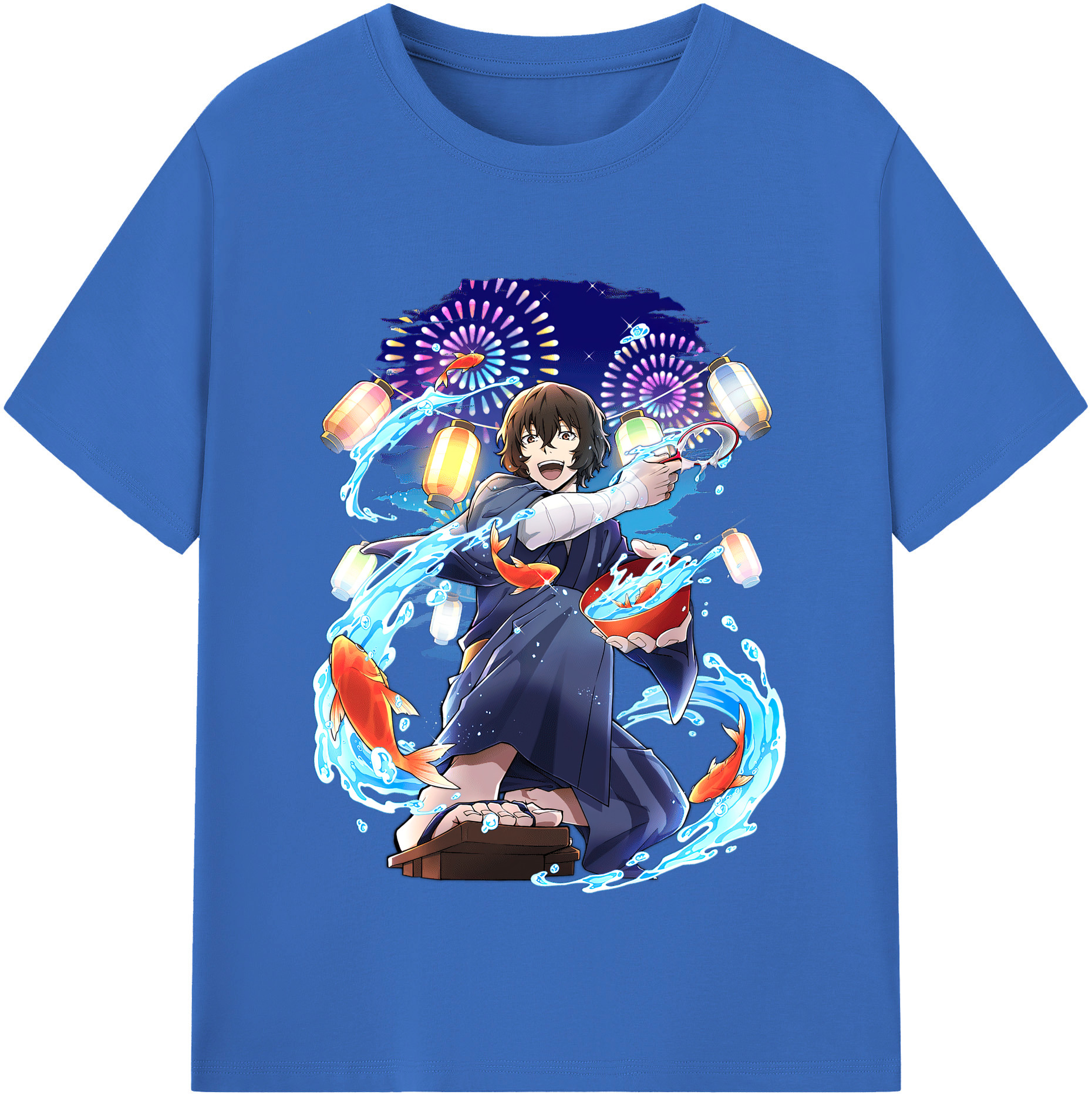 （画像用） 文豪ストレイドッグス Bungo Stray Dogs 綿100％半袖Tシャツ（フロントプリント）