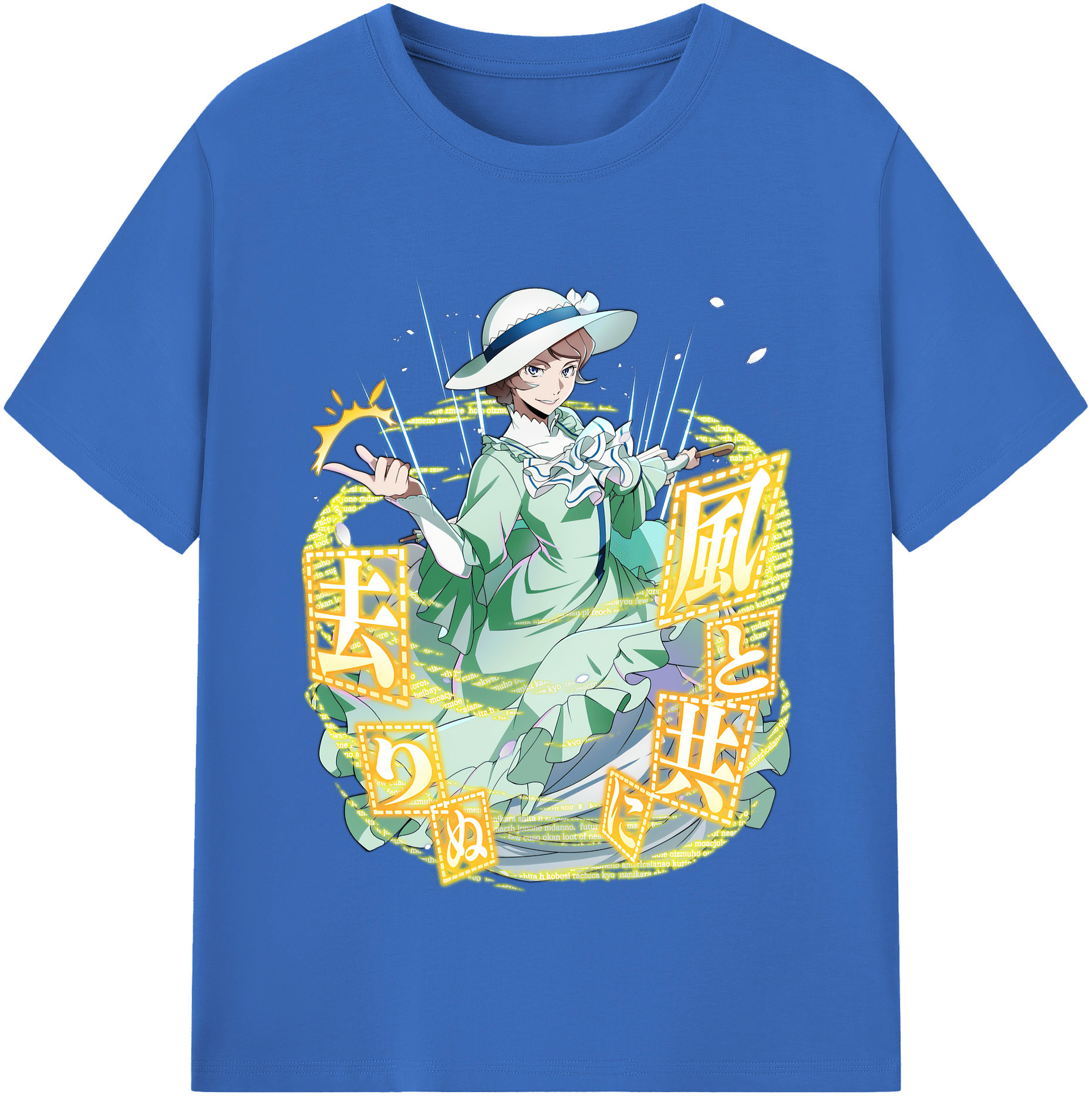 （画像用） 文豪ストレイドッグス Bungo Stray Dogs 綿100％半袖Tシャツ（フロントプリント）