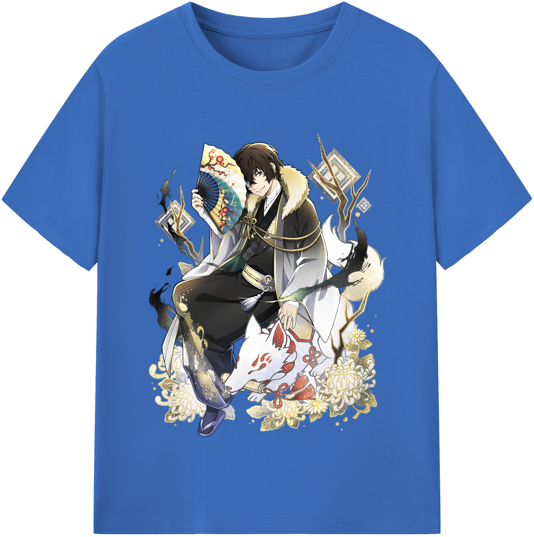 （画像用） 文豪ストレイドッグス Bungo Stray Dogs 綿100％半袖Tシャツ（フロントプリント）
