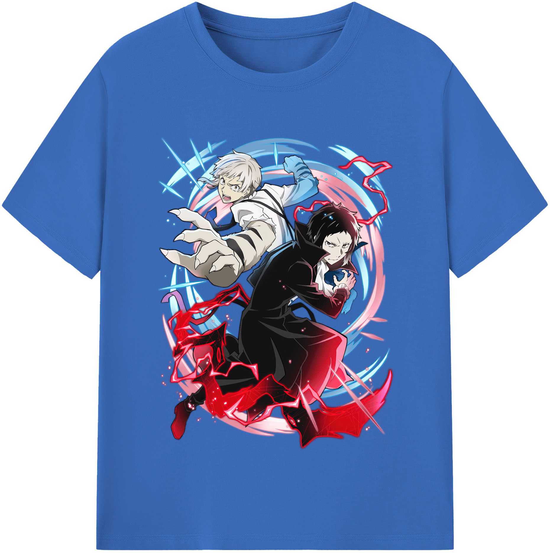 （画像用） 文豪ストレイドッグス Bungo Stray Dogs 綿100％半袖Tシャツ（フロントプリント）