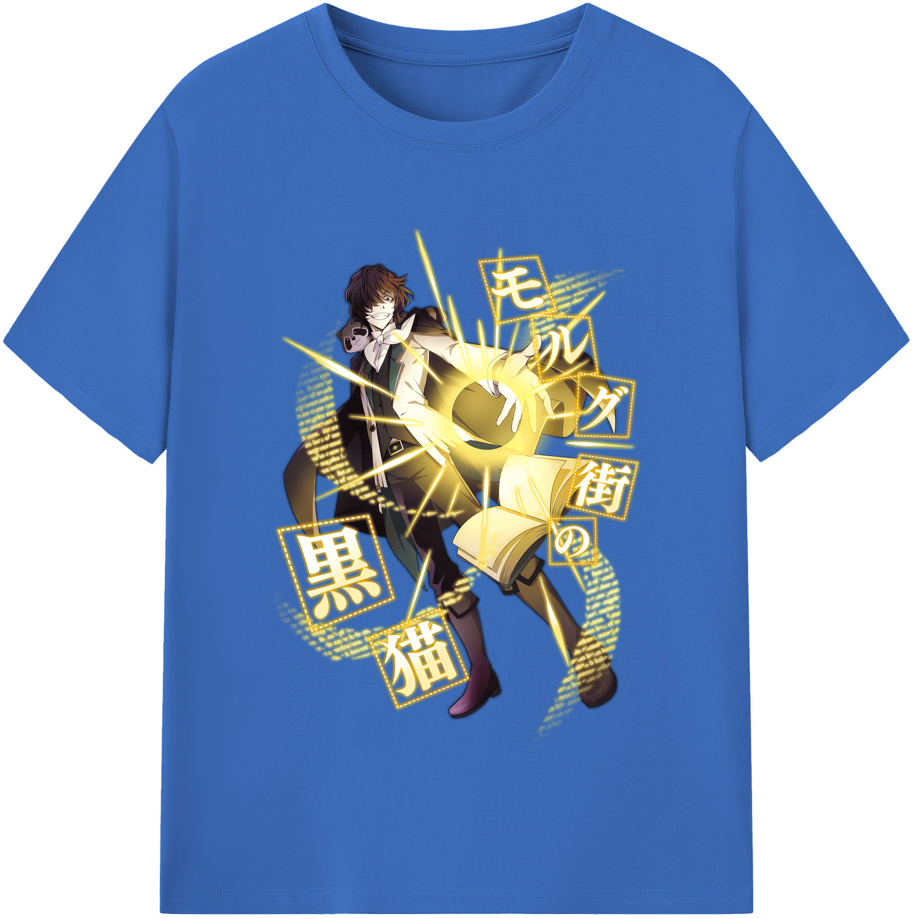 （画像用） 文豪ストレイドッグス Bungo Stray Dogs 綿100％半袖Tシャツ（フロントプリント）