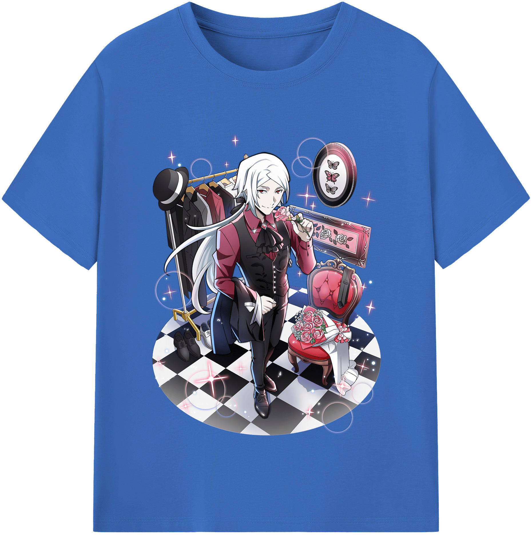 （画像用） 文豪ストレイドッグス Bungo Stray Dogs 綿100％半袖Tシャツ（フロントプリント）