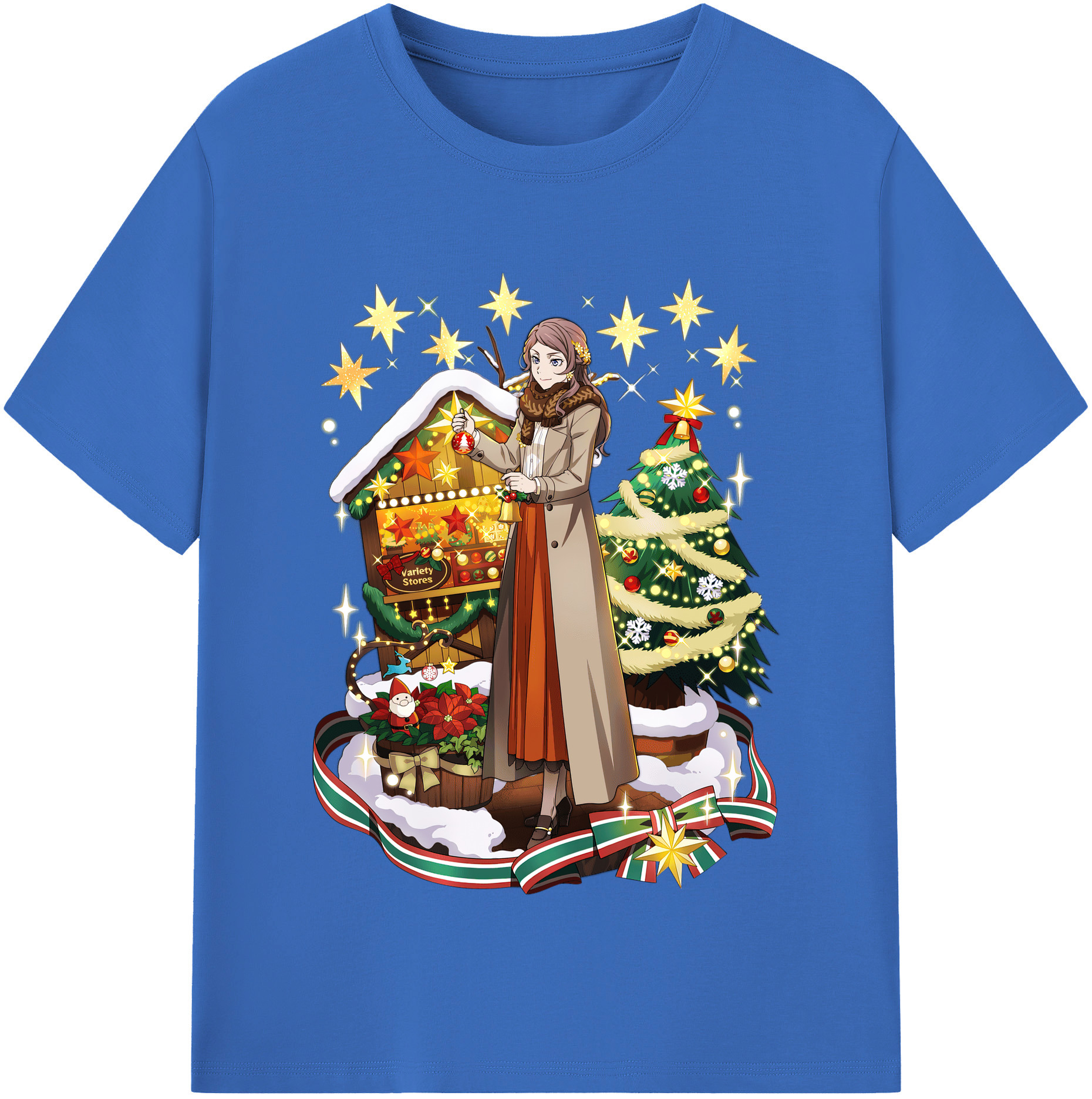 （画像用） 文豪ストレイドッグス Bungo Stray Dogs 綿100％半袖Tシャツ（フロントプリント）