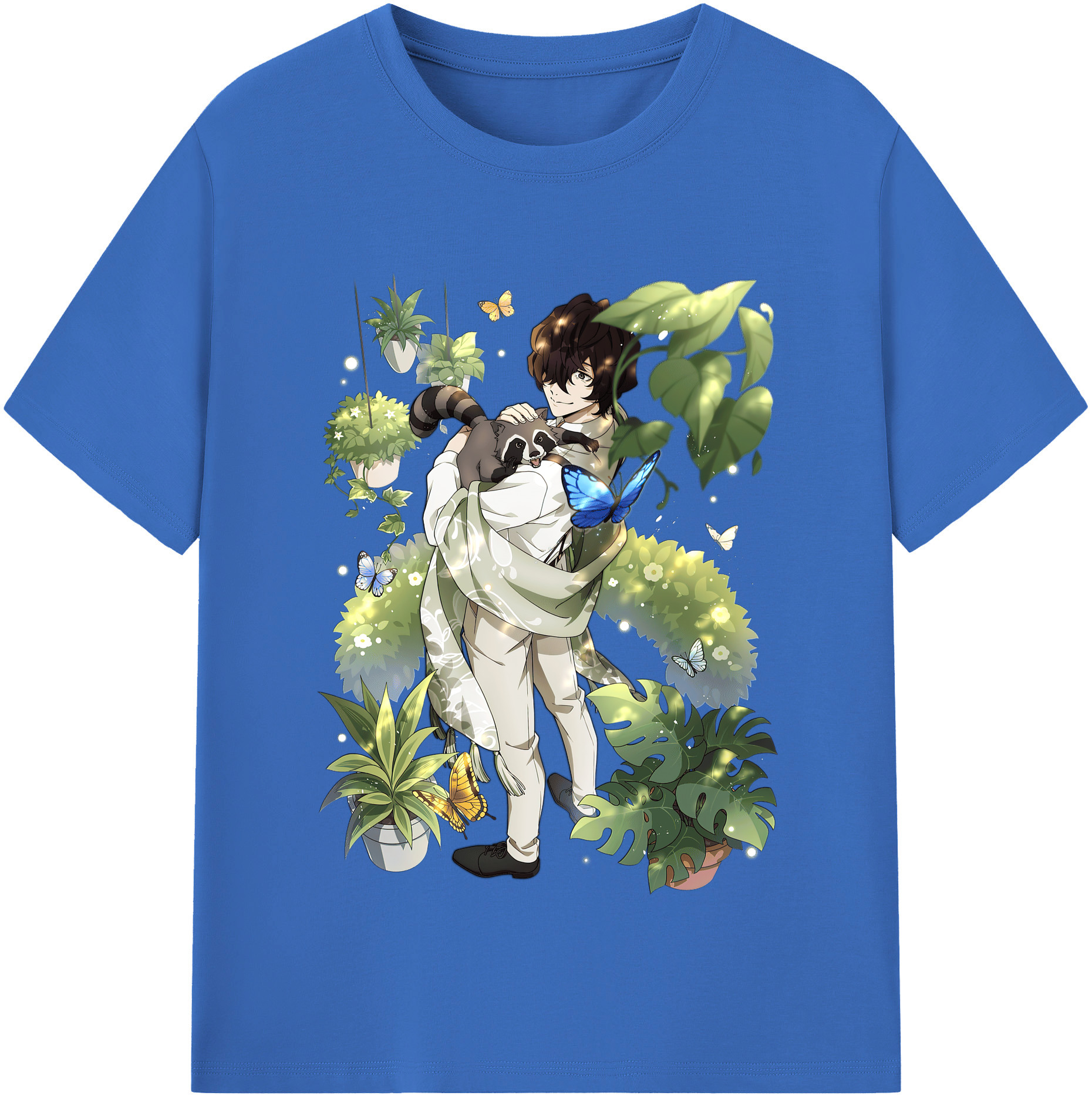 （画像用） 文豪ストレイドッグス Bungo Stray Dogs 綿100％半袖Tシャツ（フロントプリント）